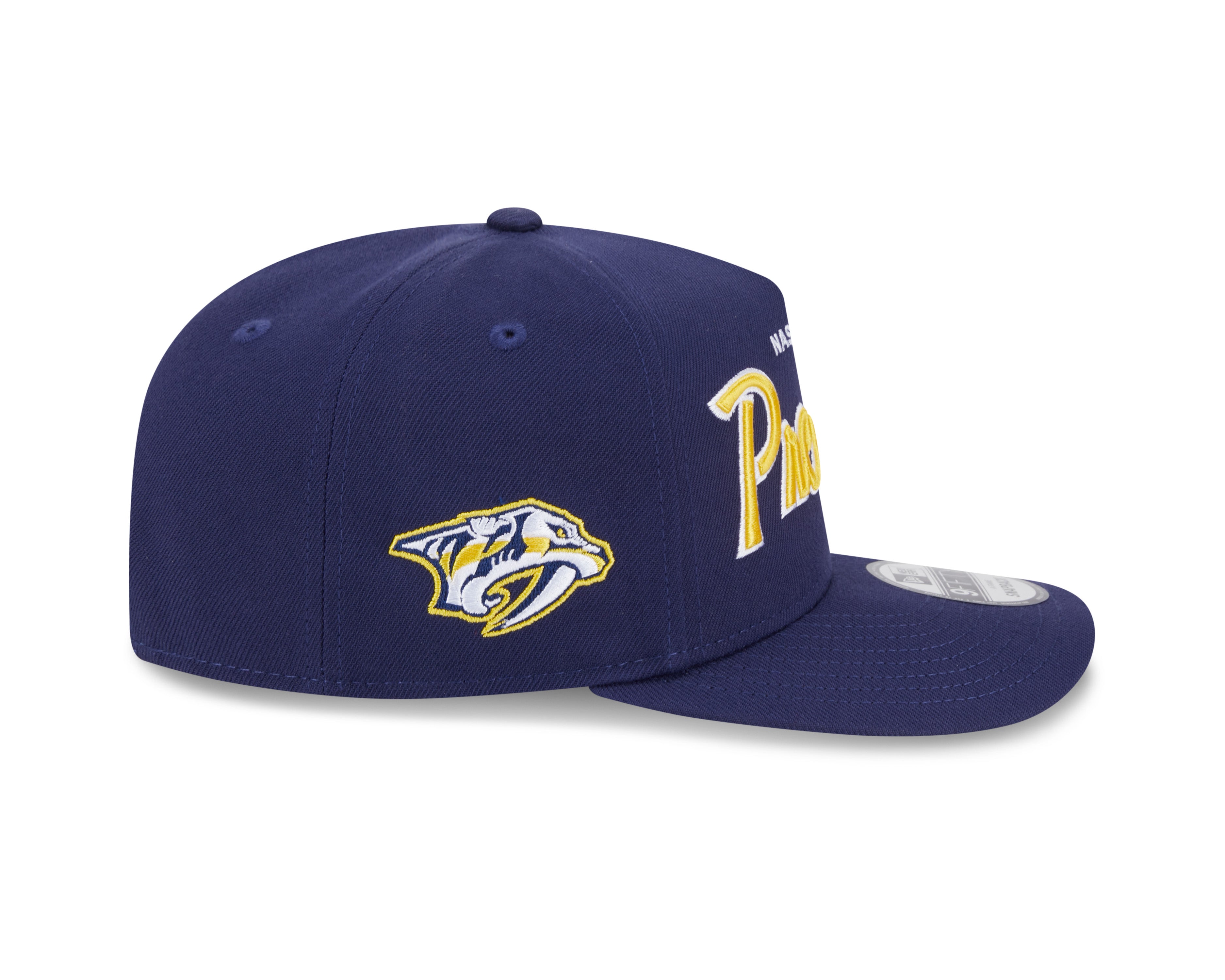 Nashville Predators NHL New Era Men's Navy 9FIfty Script A-Frame Snapback