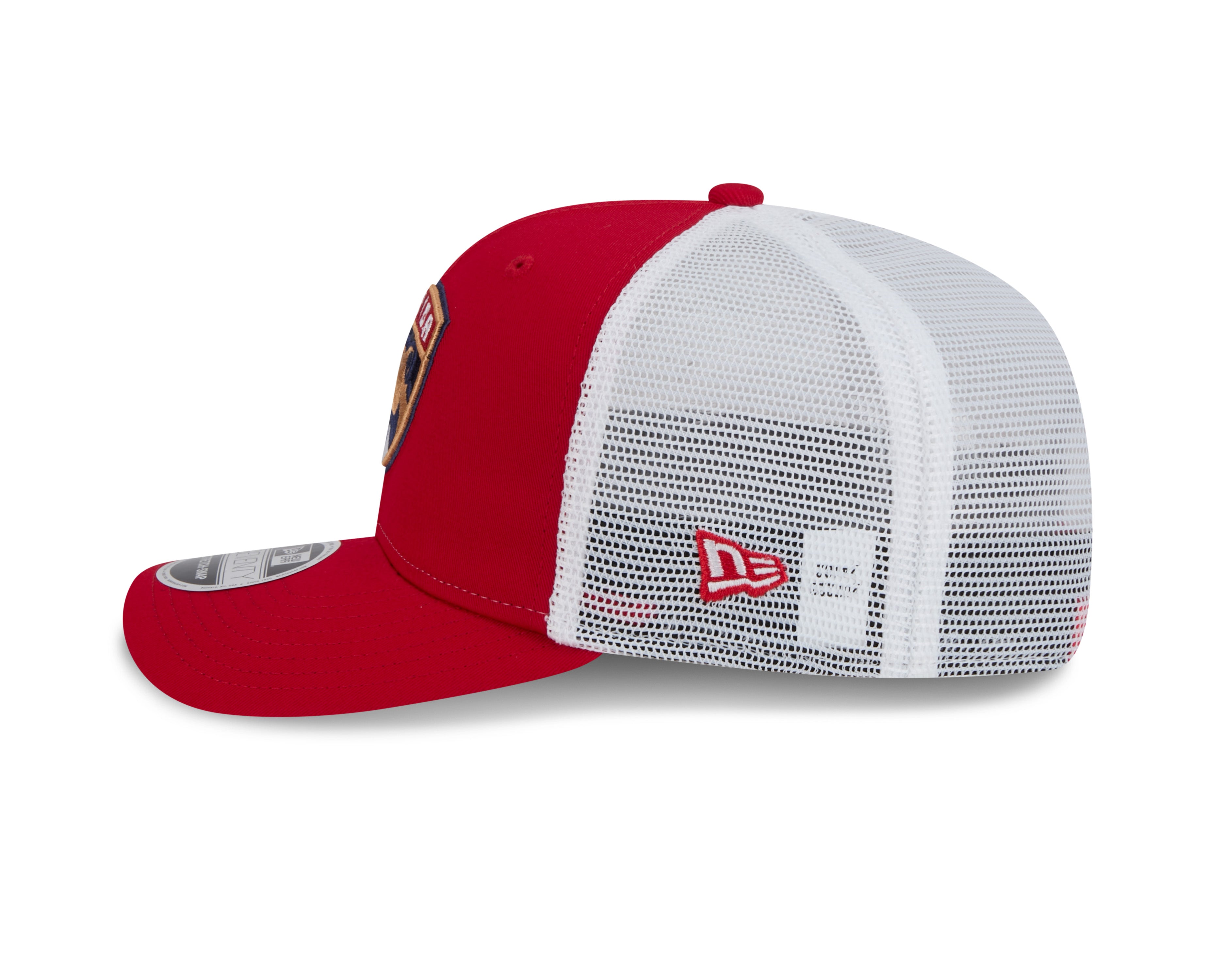 Casquette snapback rouge 9Seventy Trucker des Panthers de la Floride de la LNH pour homme de New Era