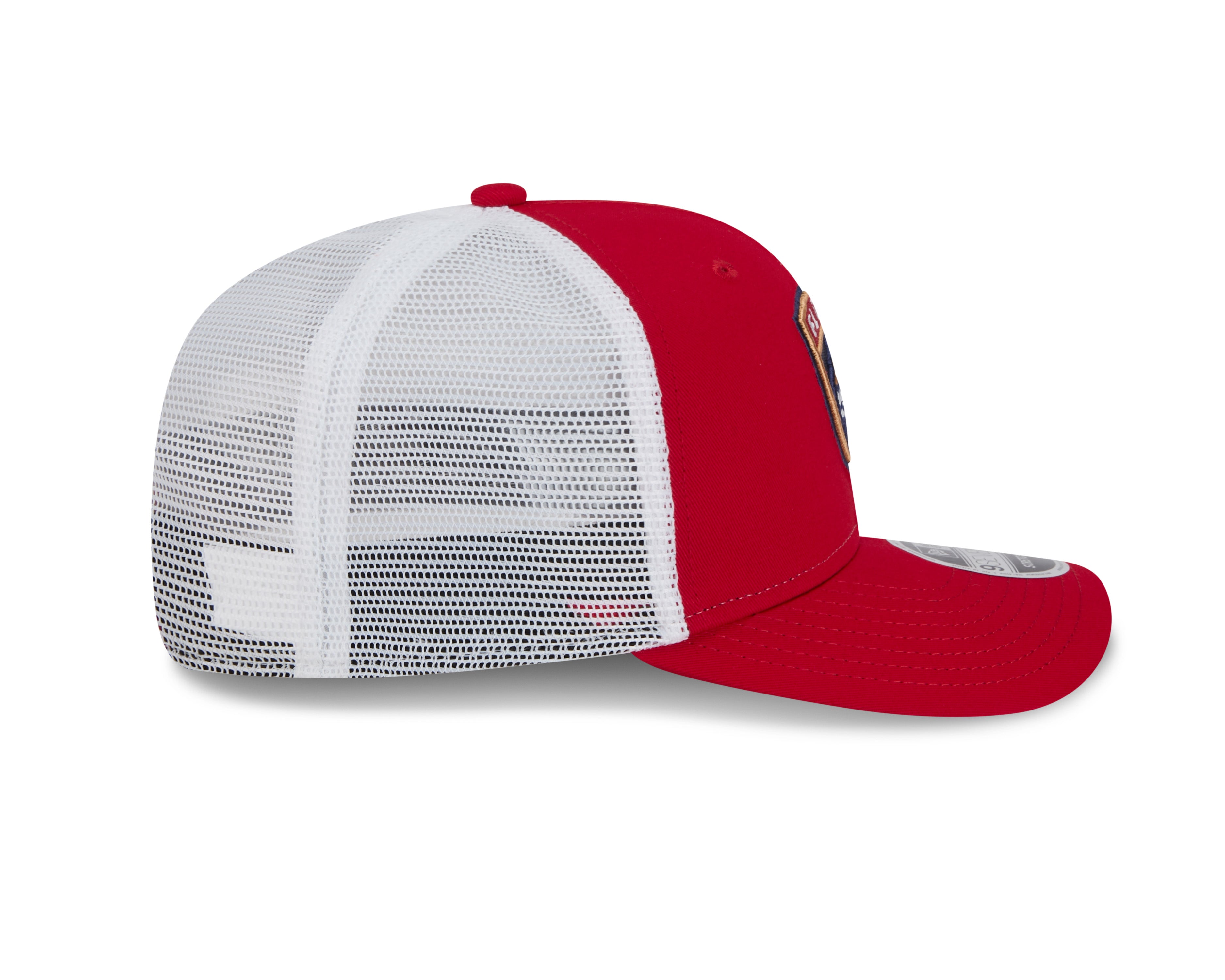 Casquette snapback rouge 9Seventy Trucker des Panthers de la Floride de la LNH pour homme de New Era