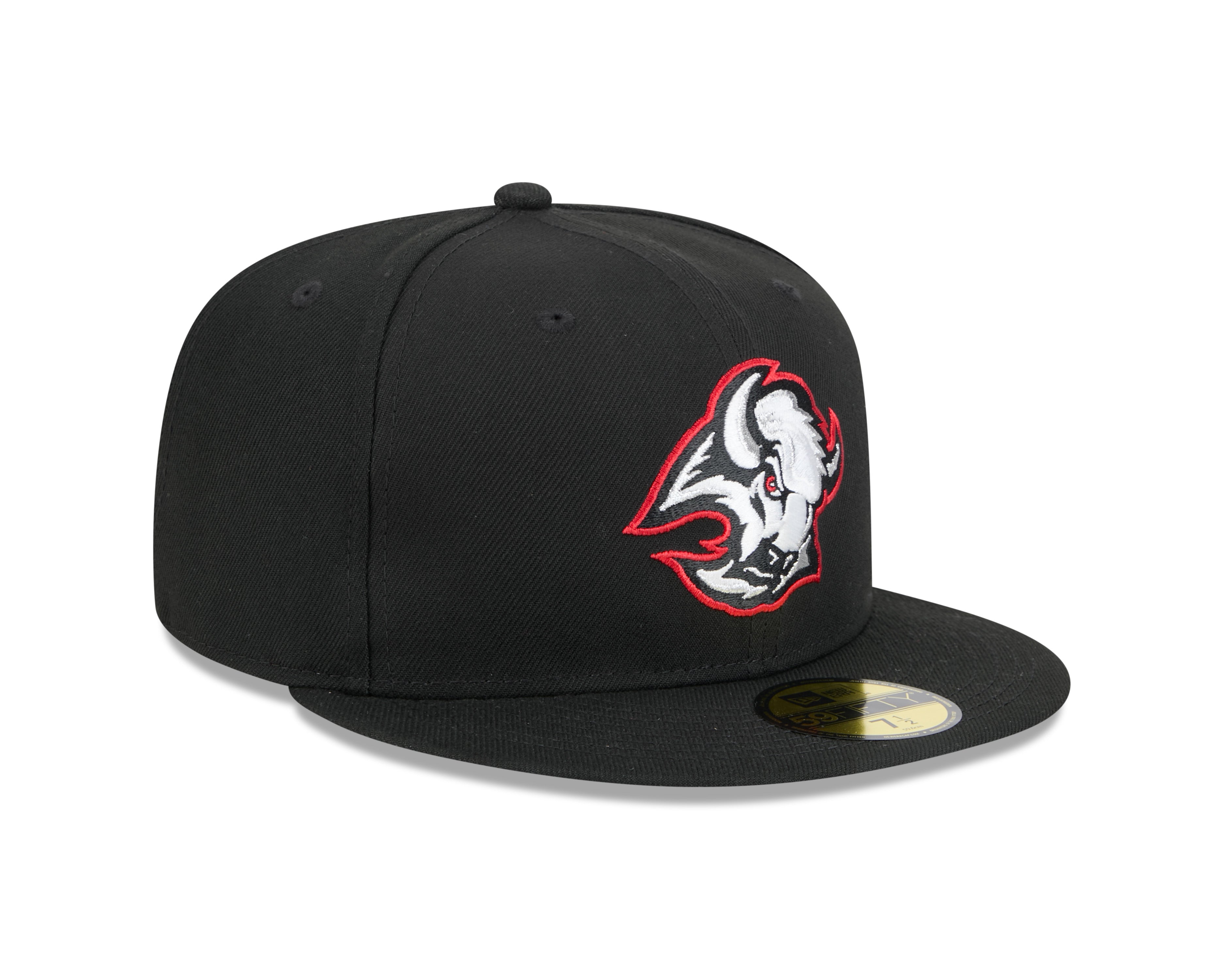 Casquette ajustée 59Fifty Alternate Core noire pour homme des Sabres de Buffalo de la LNH de New Era