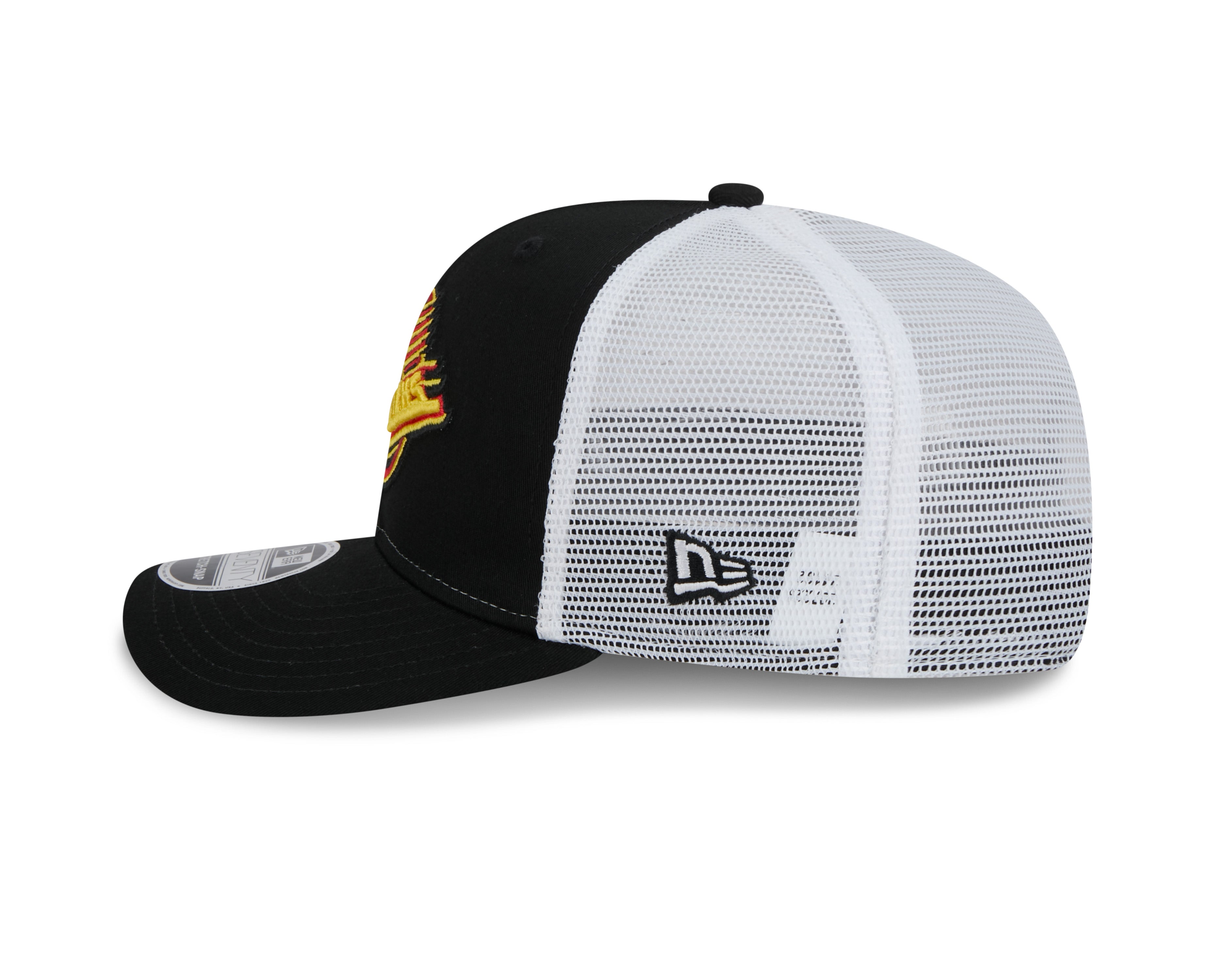 Vancouver Canucks NHL New Era Men's Black 9Seventy Trucker Snapback Hat