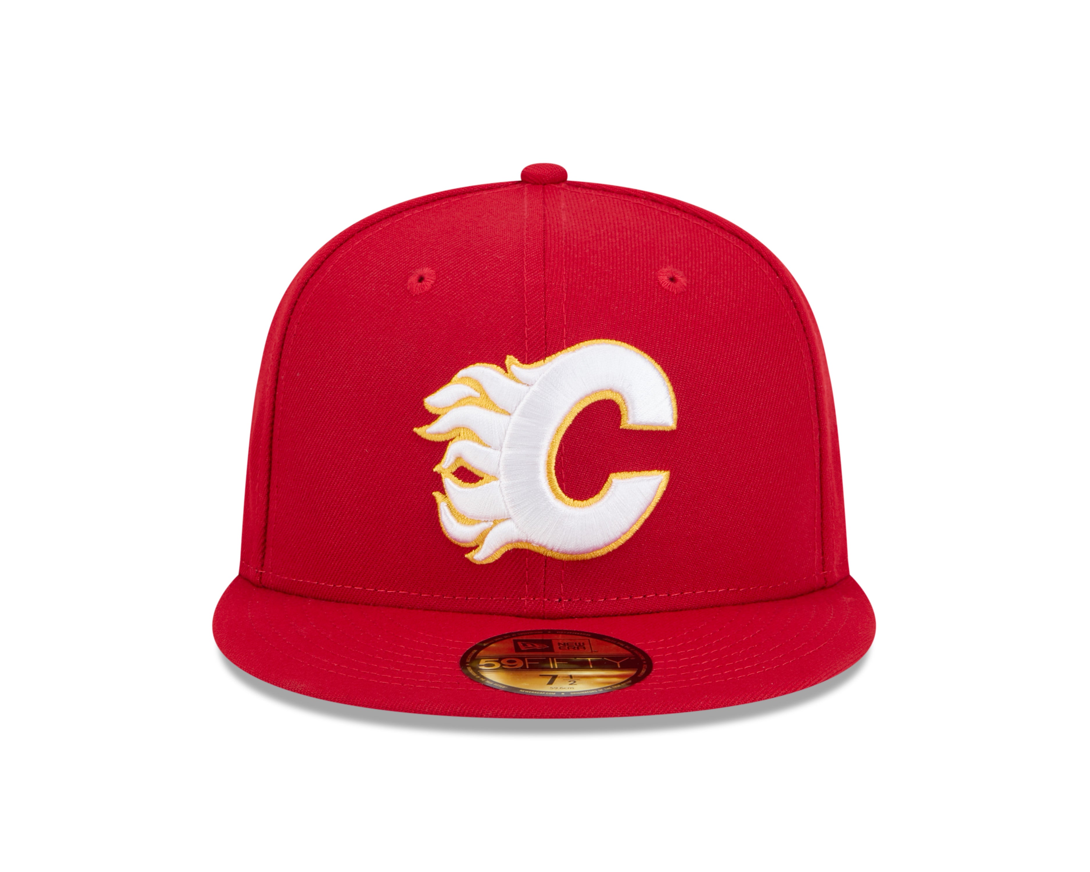 Calgary Flames NHL New Era Men's Red 59Fifty Core Fitted Hat