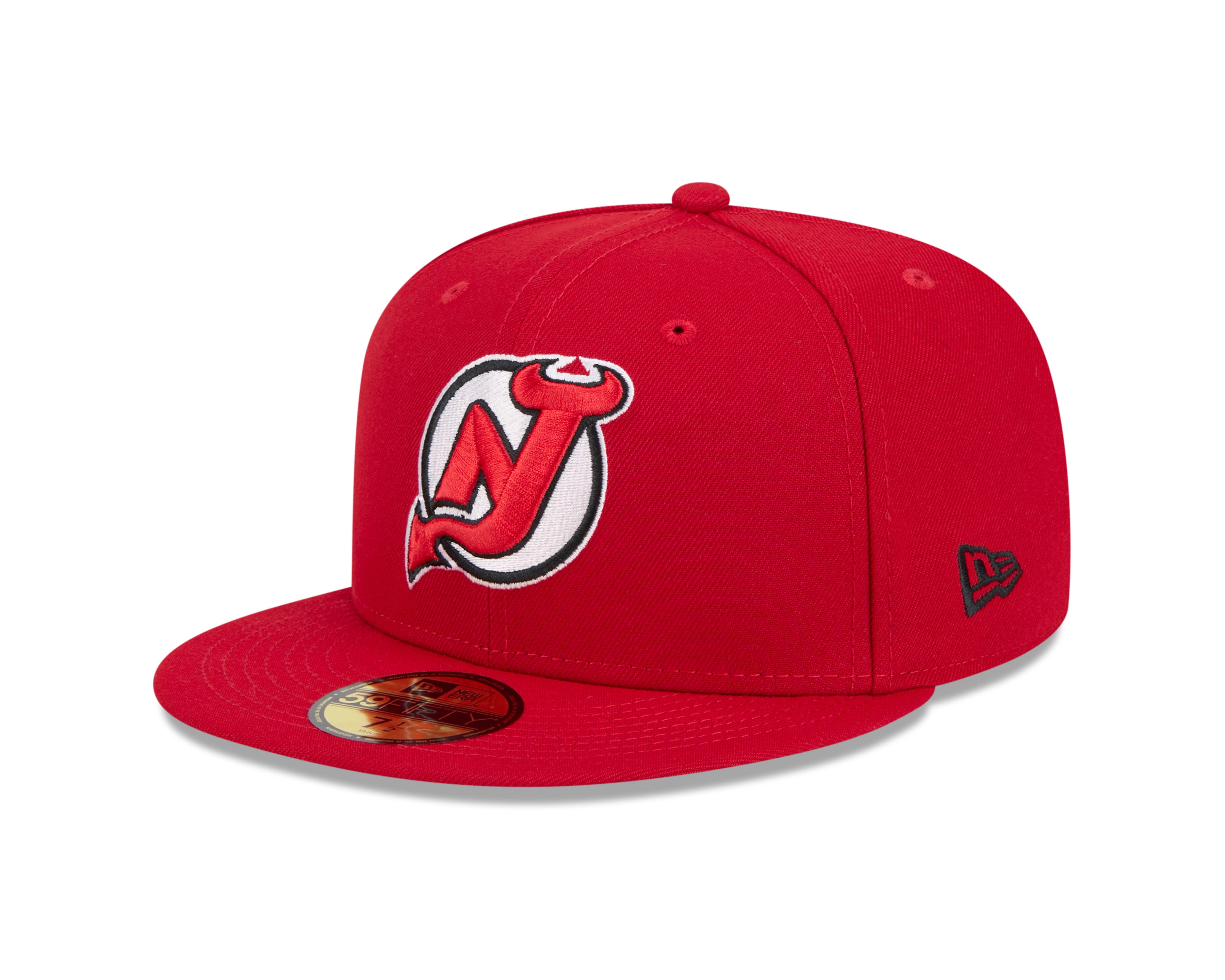 Casquette ajustée rouge 59Fifty Core pour homme des Devils du New Jersey NHL de New Era