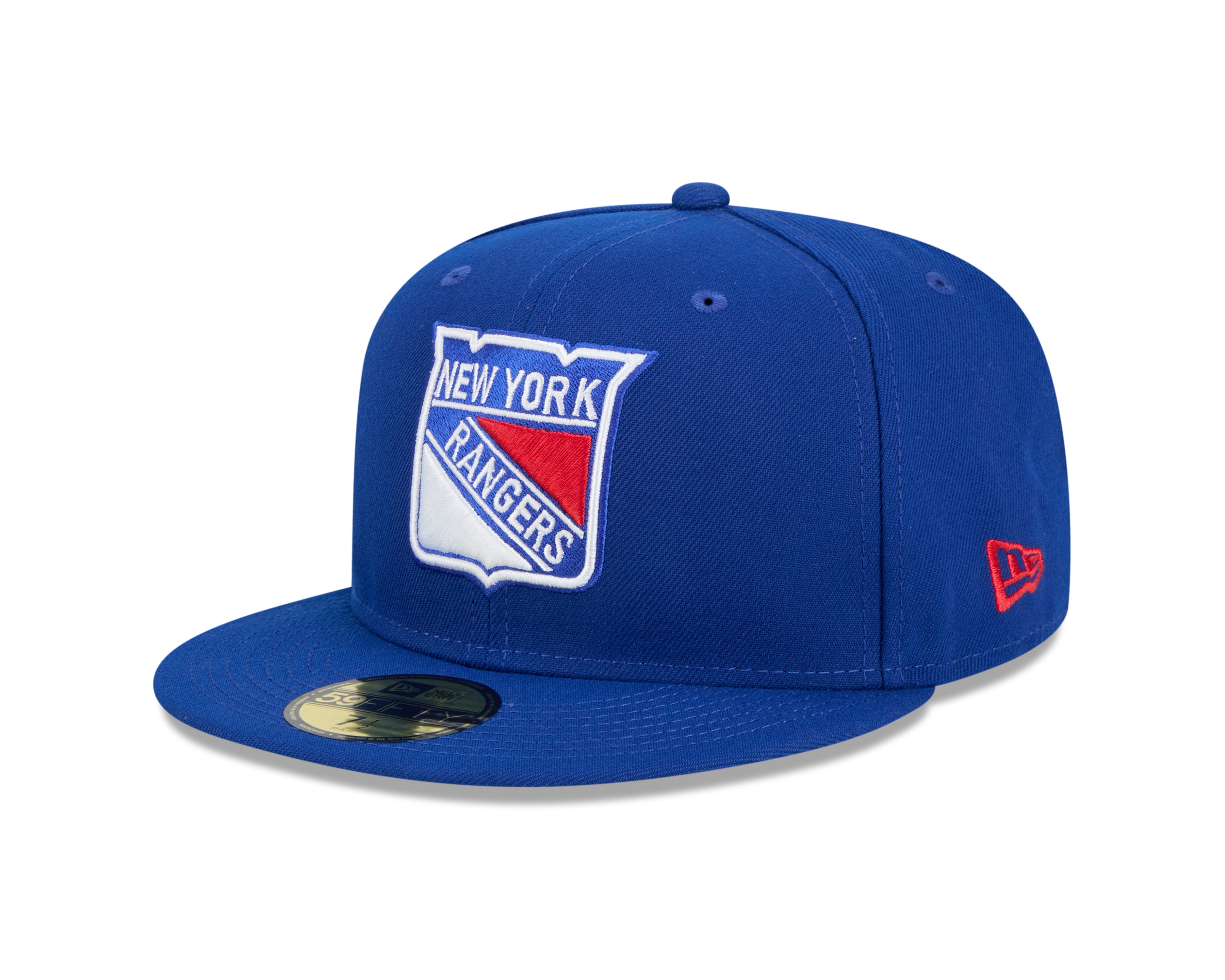 Casquette ajustée New Era Royal 59Fifty Core pour homme des Rangers de New York NHL