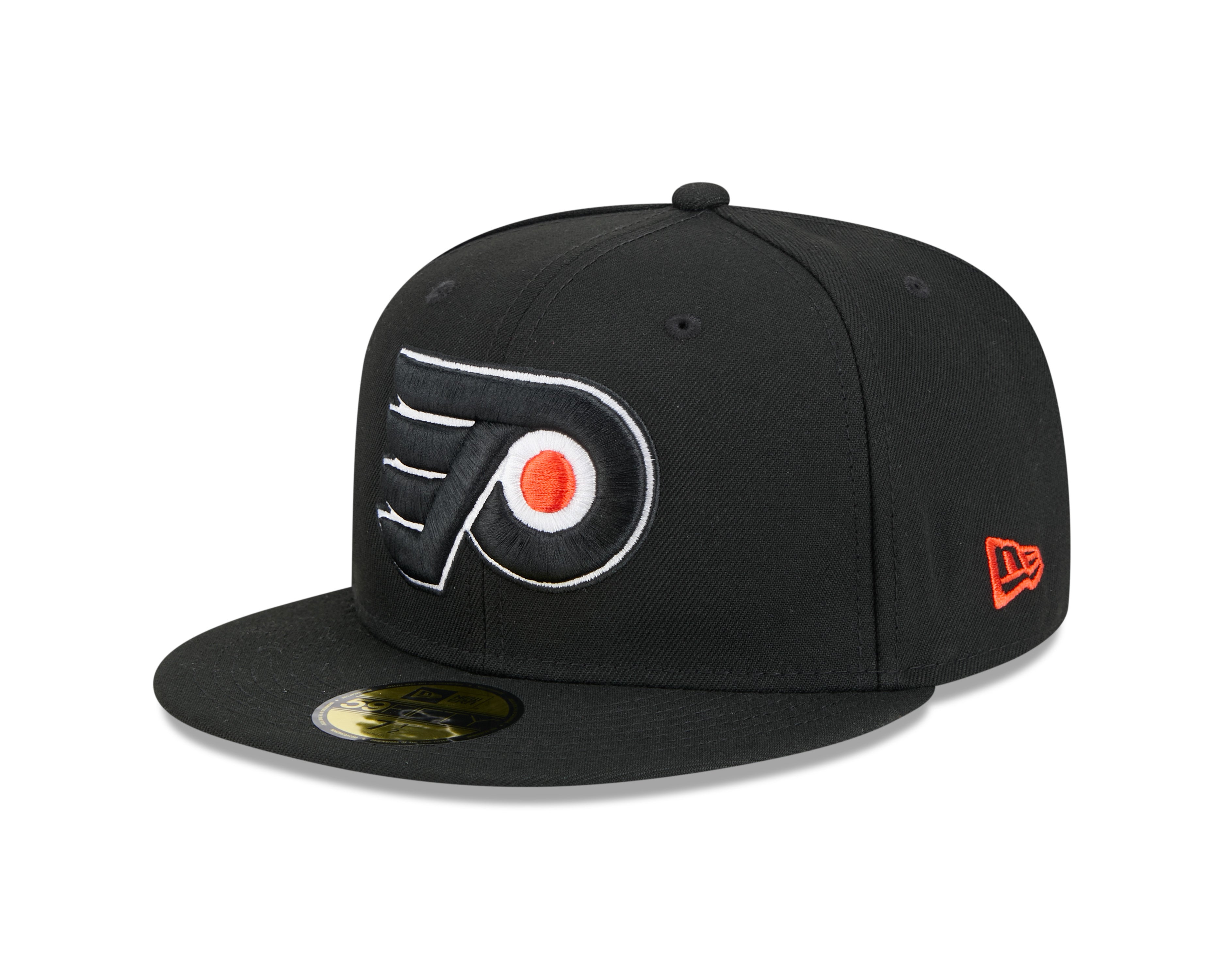 Casquette ajustée 59Fifty Core noire pour homme des Flyers de Philadelphie de la LNH de New Era