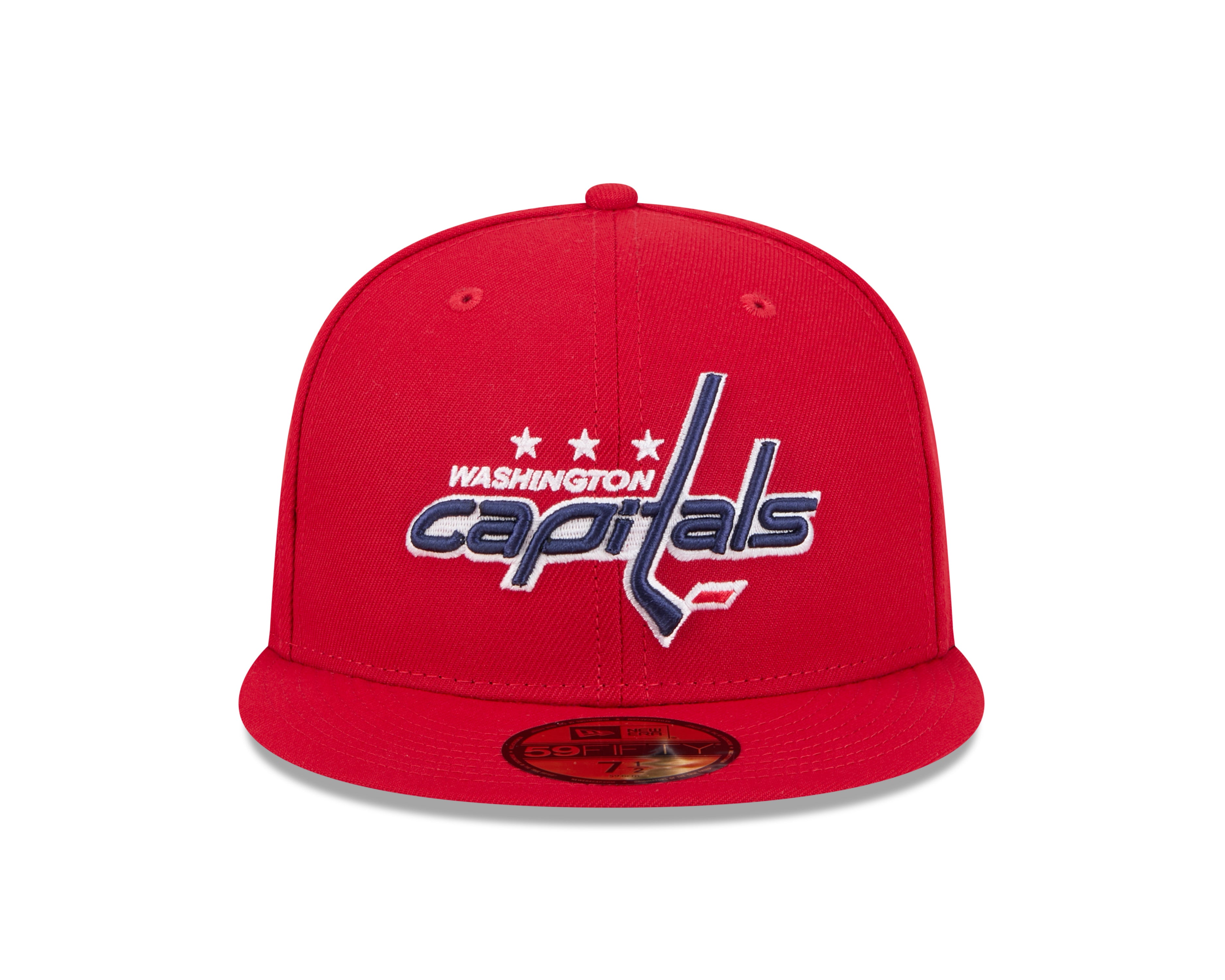 Casquette ajustée 59Fifty Core rouge pour homme des Capitals de Washington NHL New Era