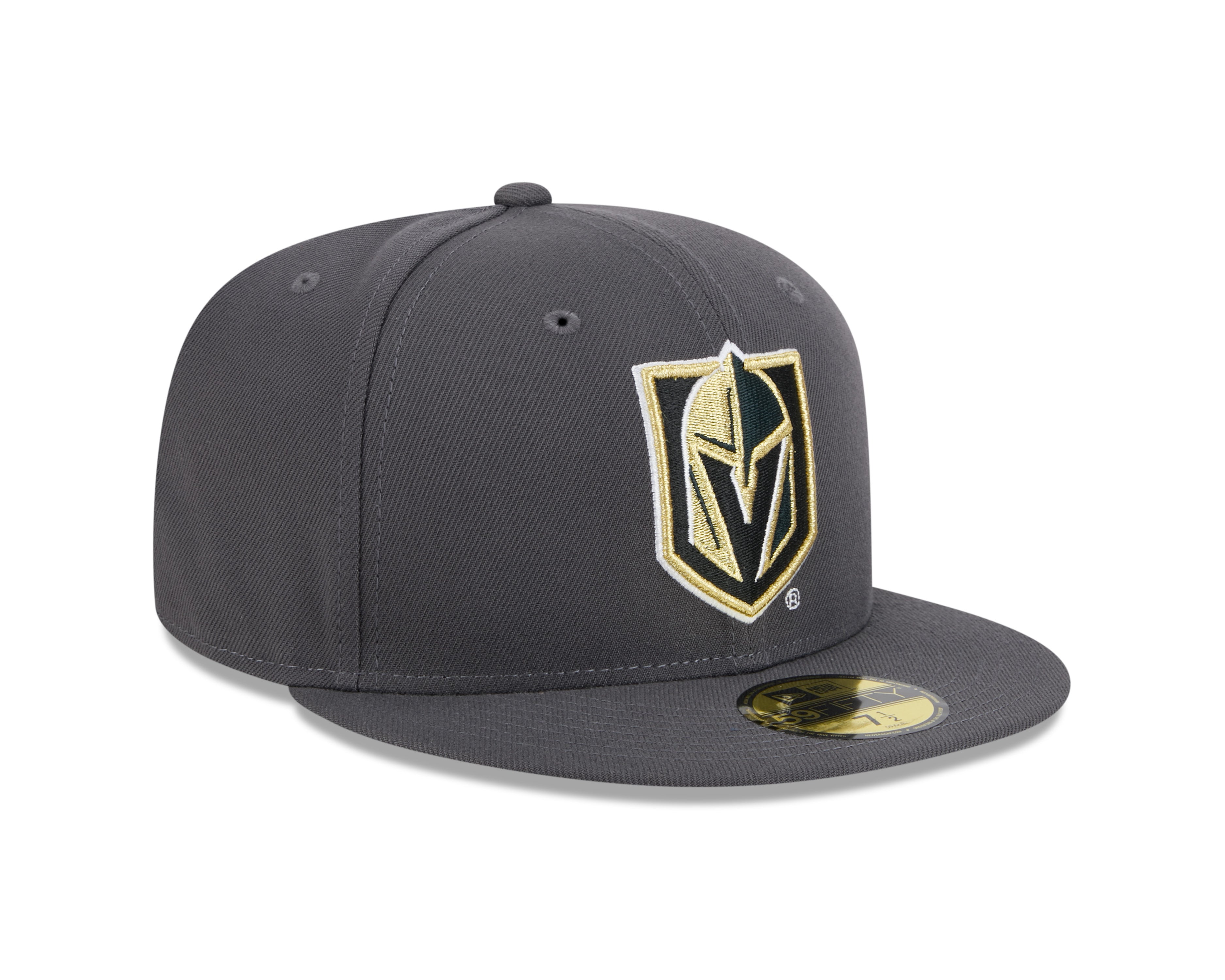 Casquette ajustée 59Fifty Core grise pour homme Vegas Golden Knights NHL New Era