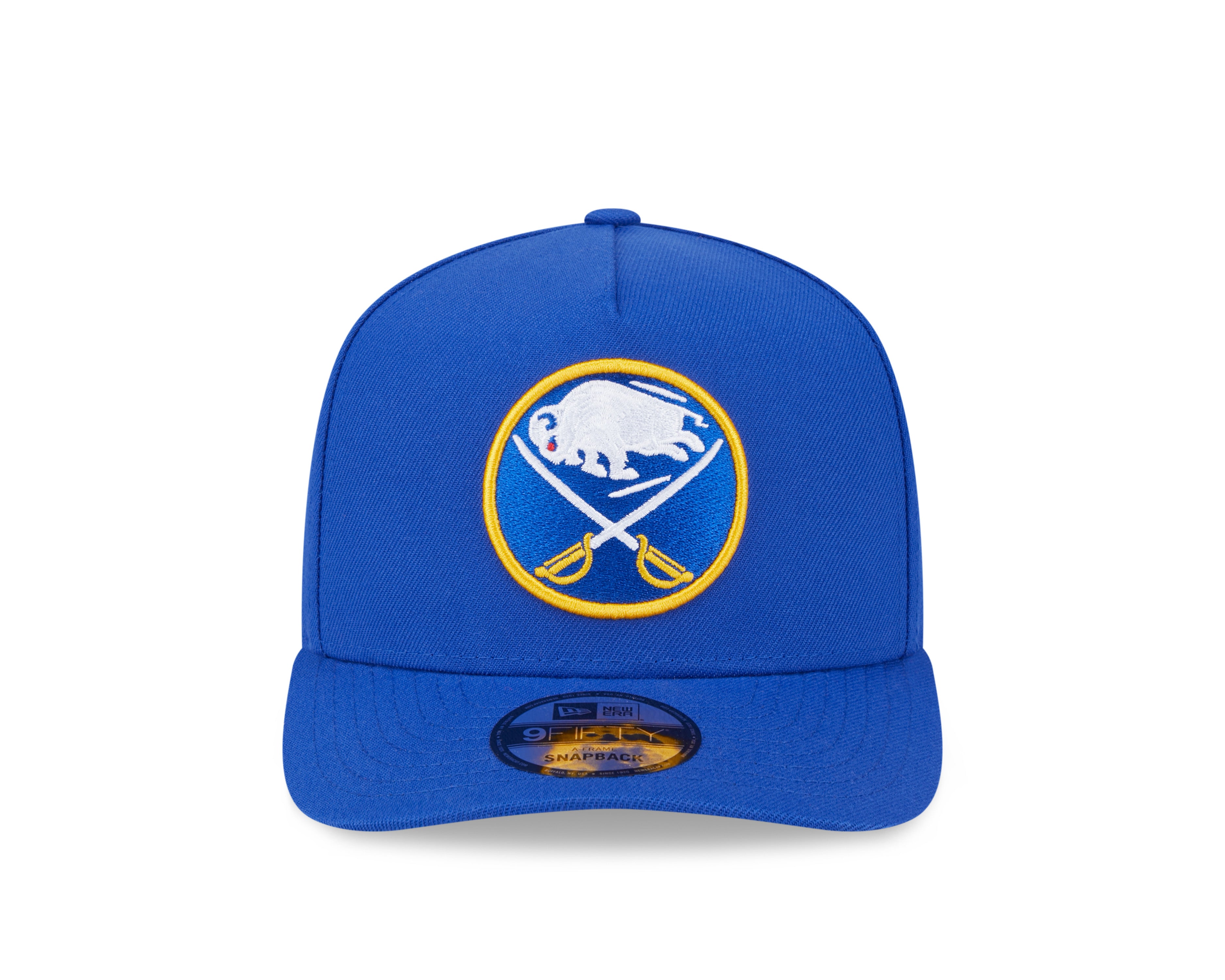 Casquette à visière ajustable A-Frame Royal 9Fifty de la LNH de Buffalo Sabres de New Era pour homme