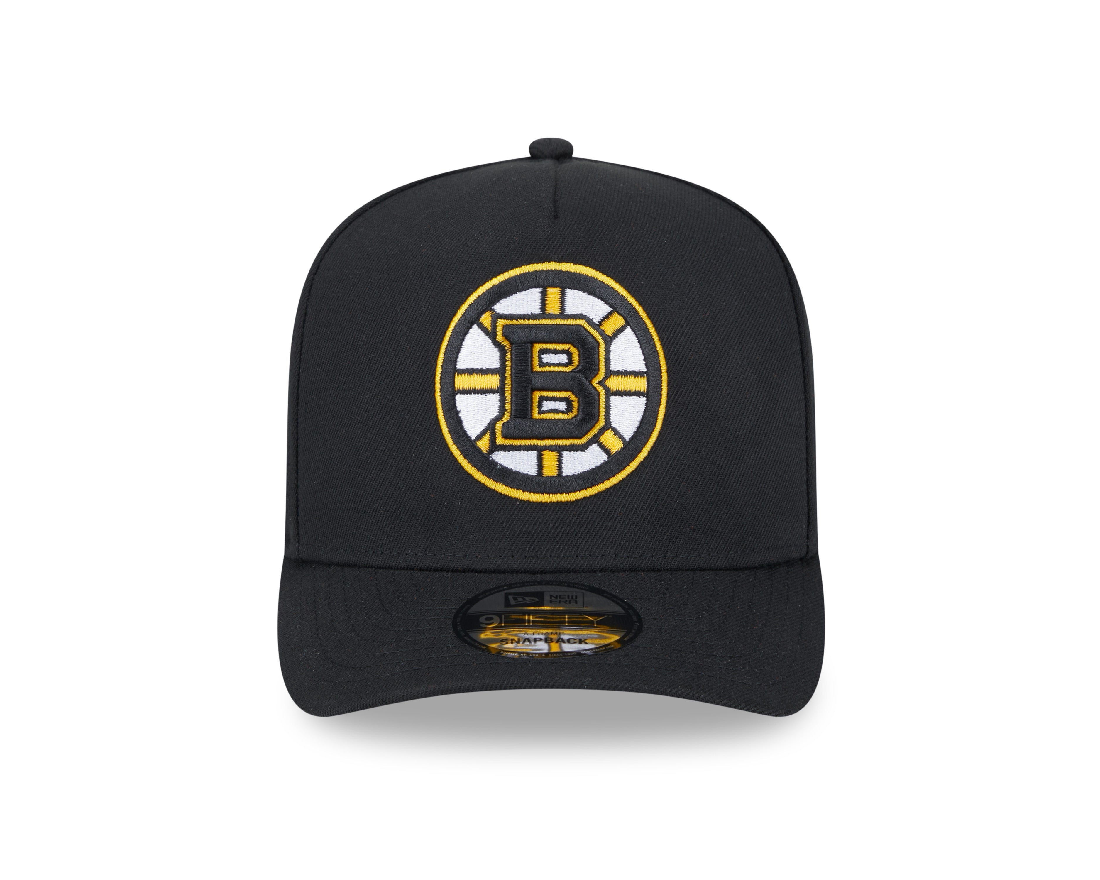 Boston Bruins NHL New Era Men's Black 9FIfty A-Frame Snapback