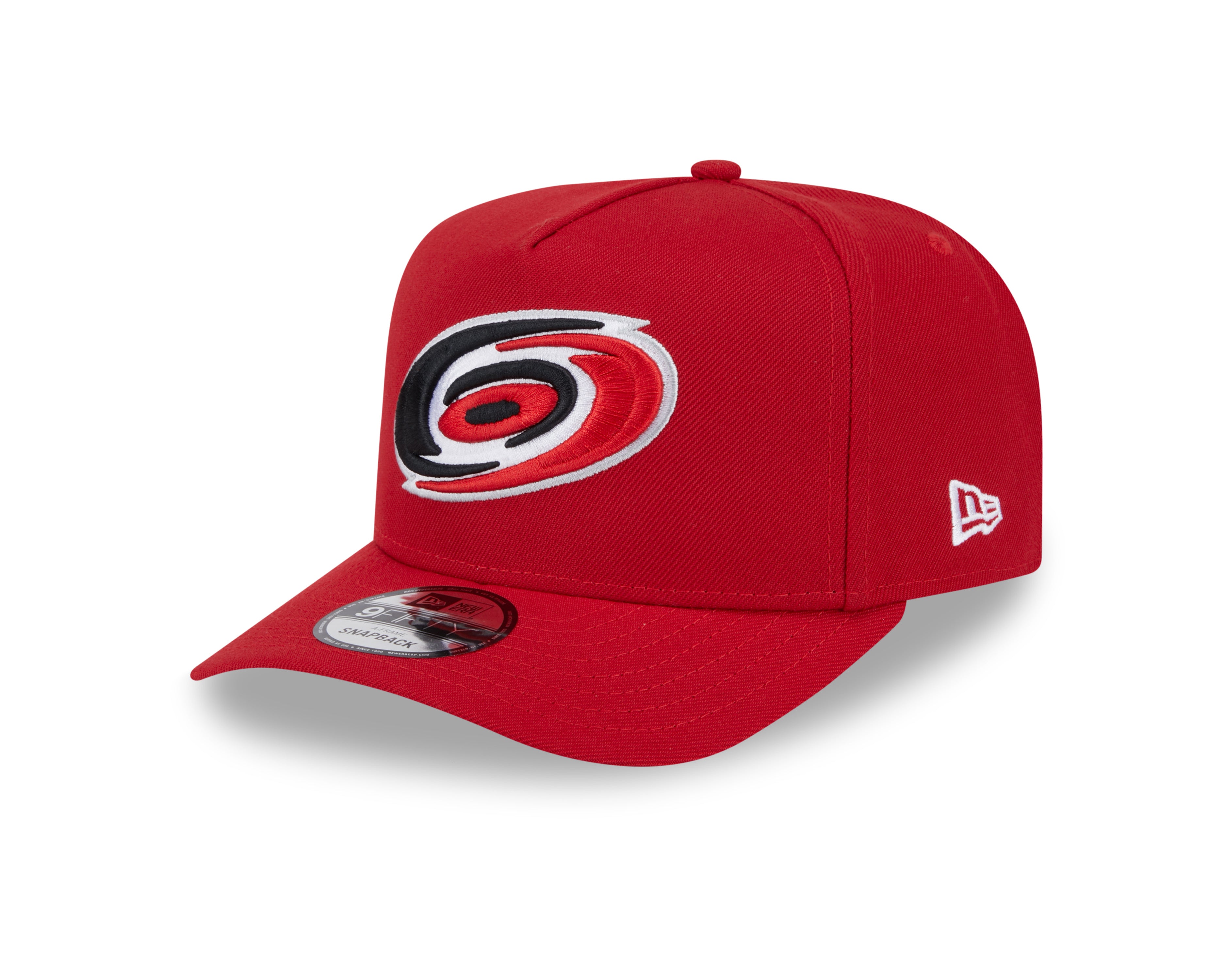 Casquette snapback 9Fifty A-Frame rouge pour homme des Hurricanes de la Caroline de la LNH de New Era