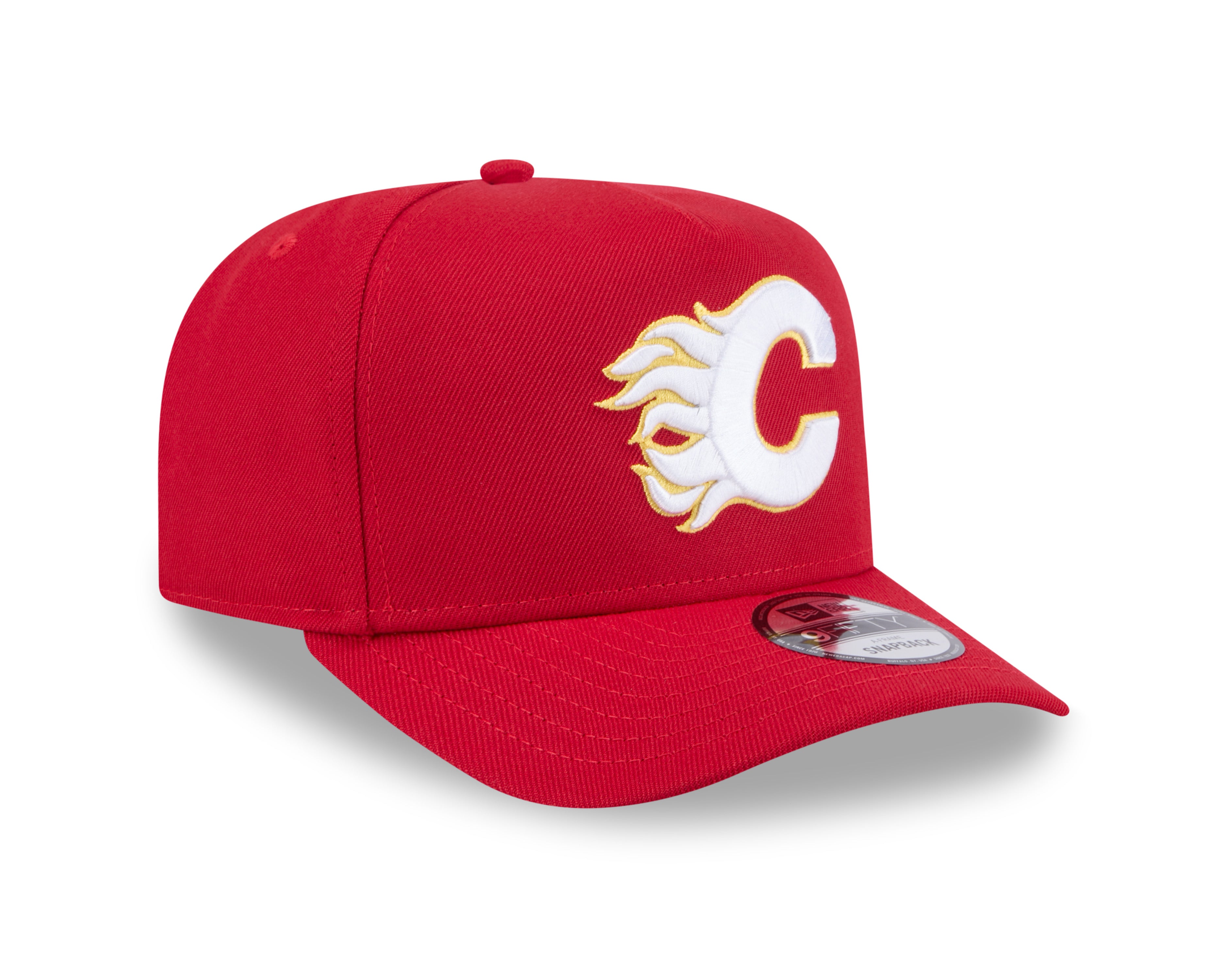 Calgary Flames NHL New Era Men's Red 9FIfty A-Frame Snapback