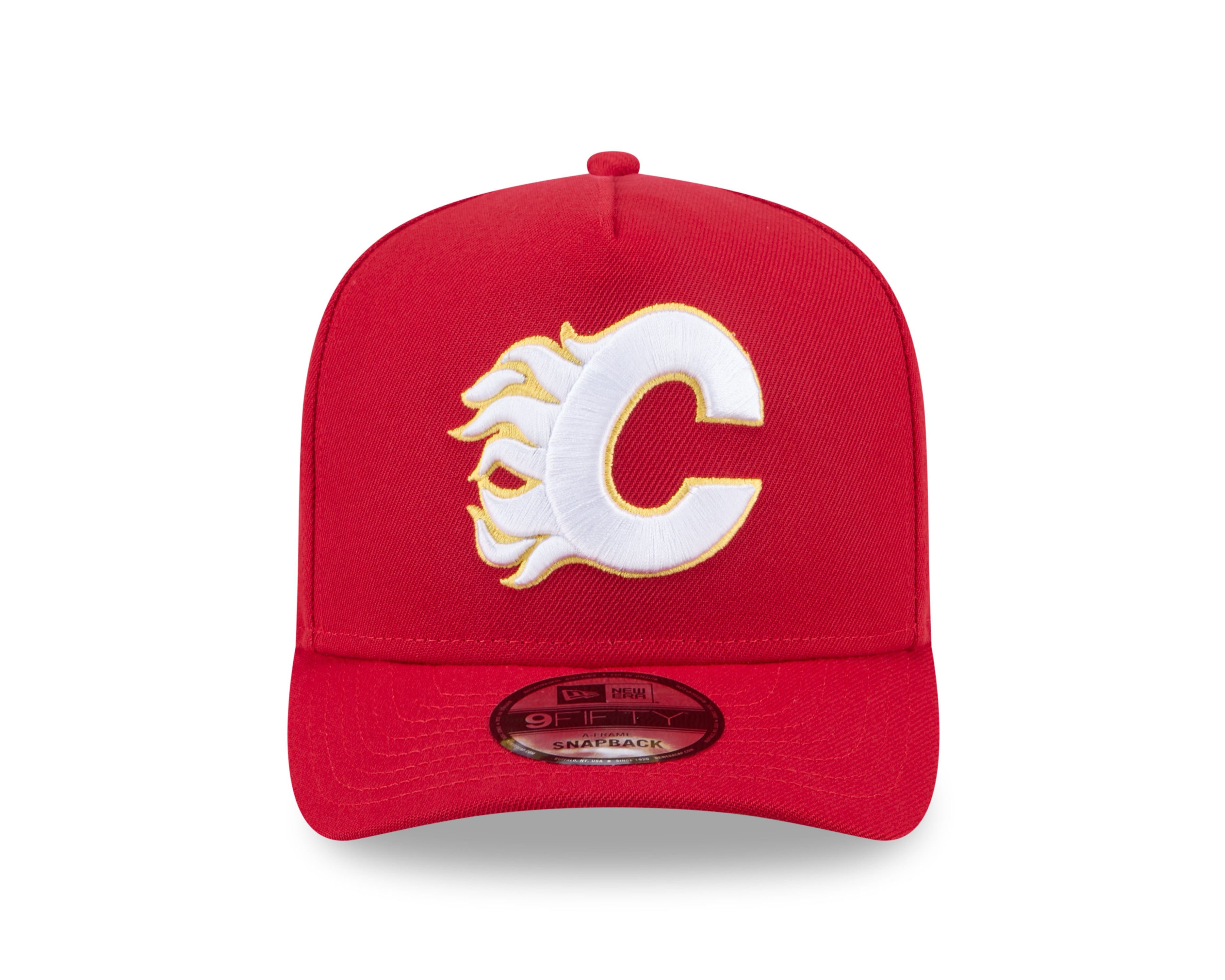 Calgary Flames NHL New Era Men's Red 9FIfty A-Frame Snapback