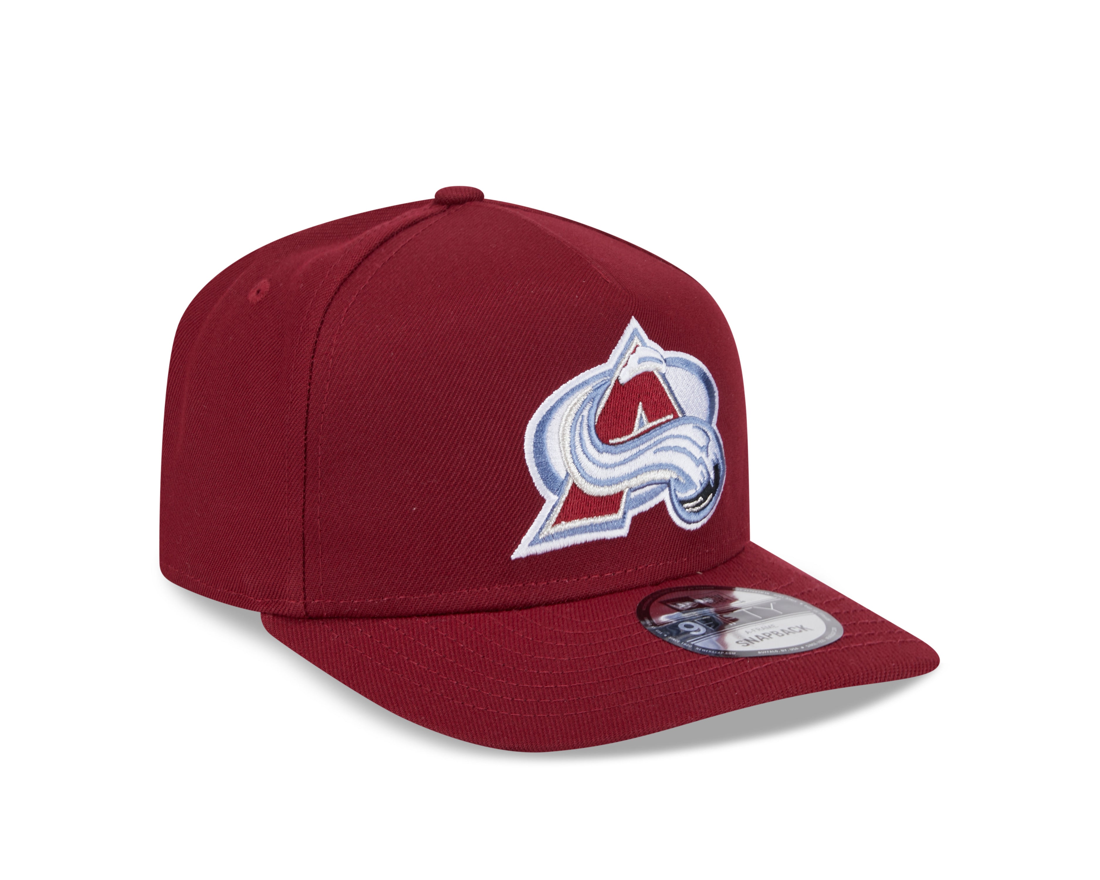 Casquette à visière snapback 9Fifty A-Frame marron de la LNH du Colorado Avalanche de New Era pour homme