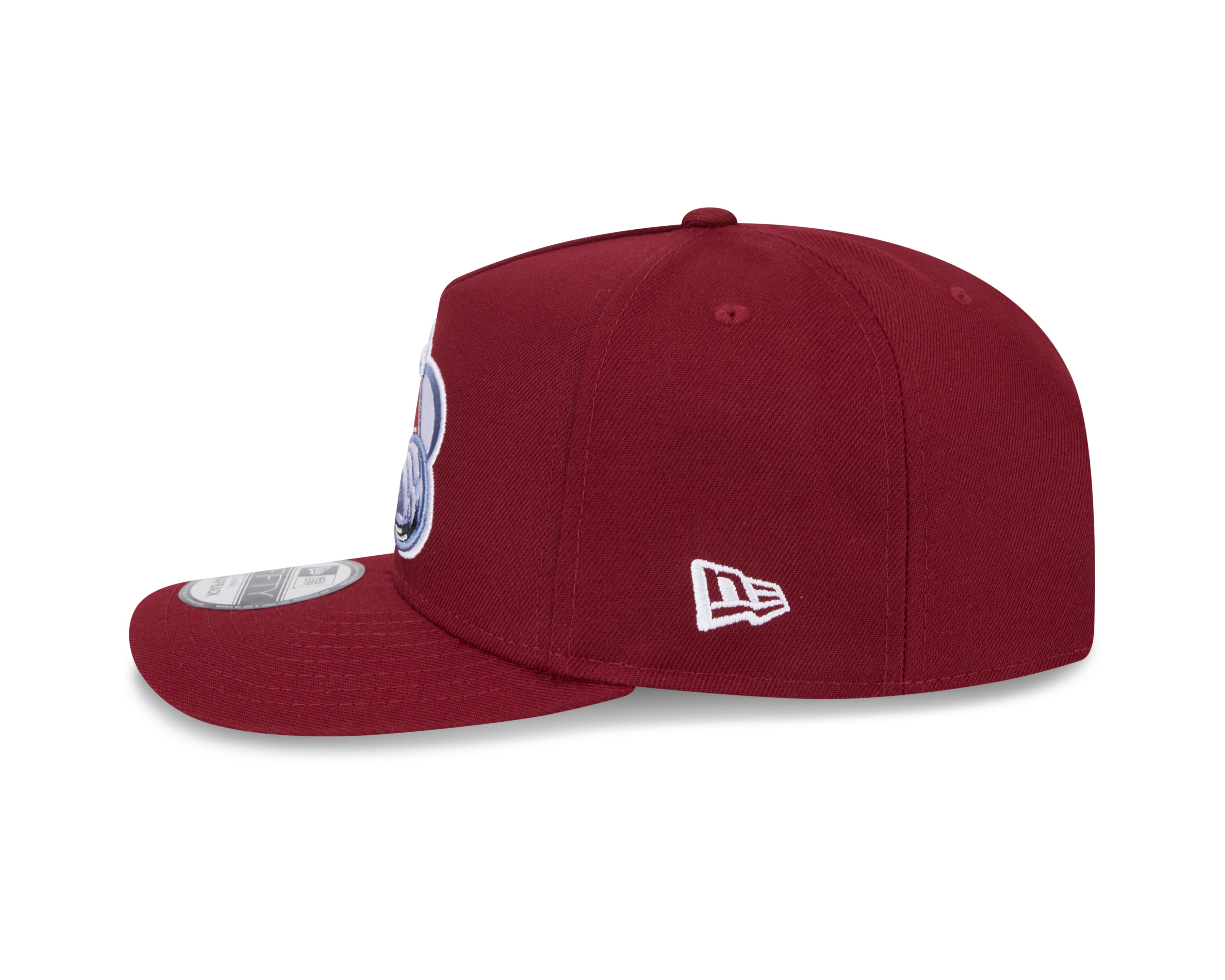 Casquette à visière snapback 9Fifty A-Frame marron de la LNH du Colorado Avalanche de New Era pour homme