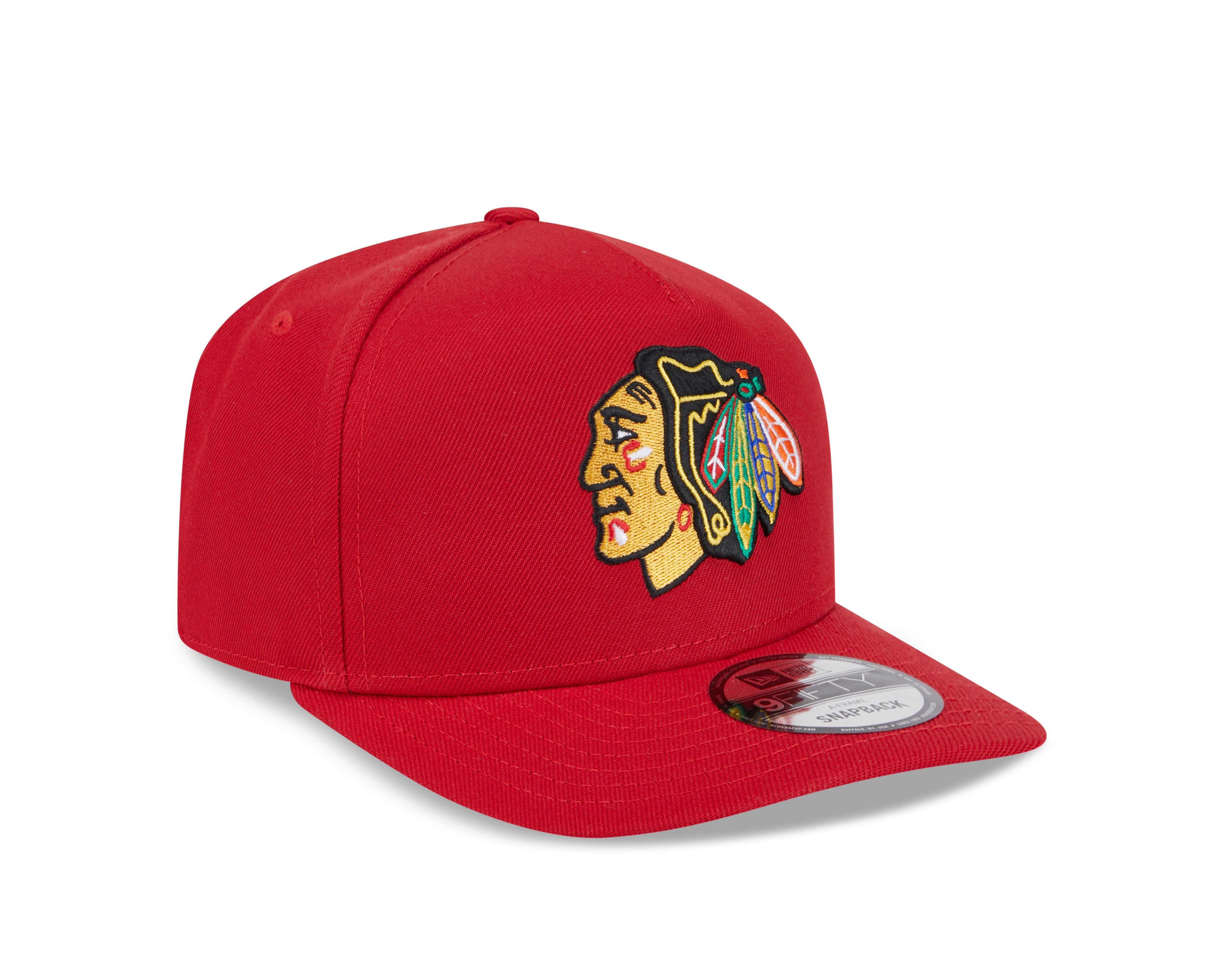 Chicago Blackhawks NHL New Era Men's Red 9FIfty A-Frame Snapback