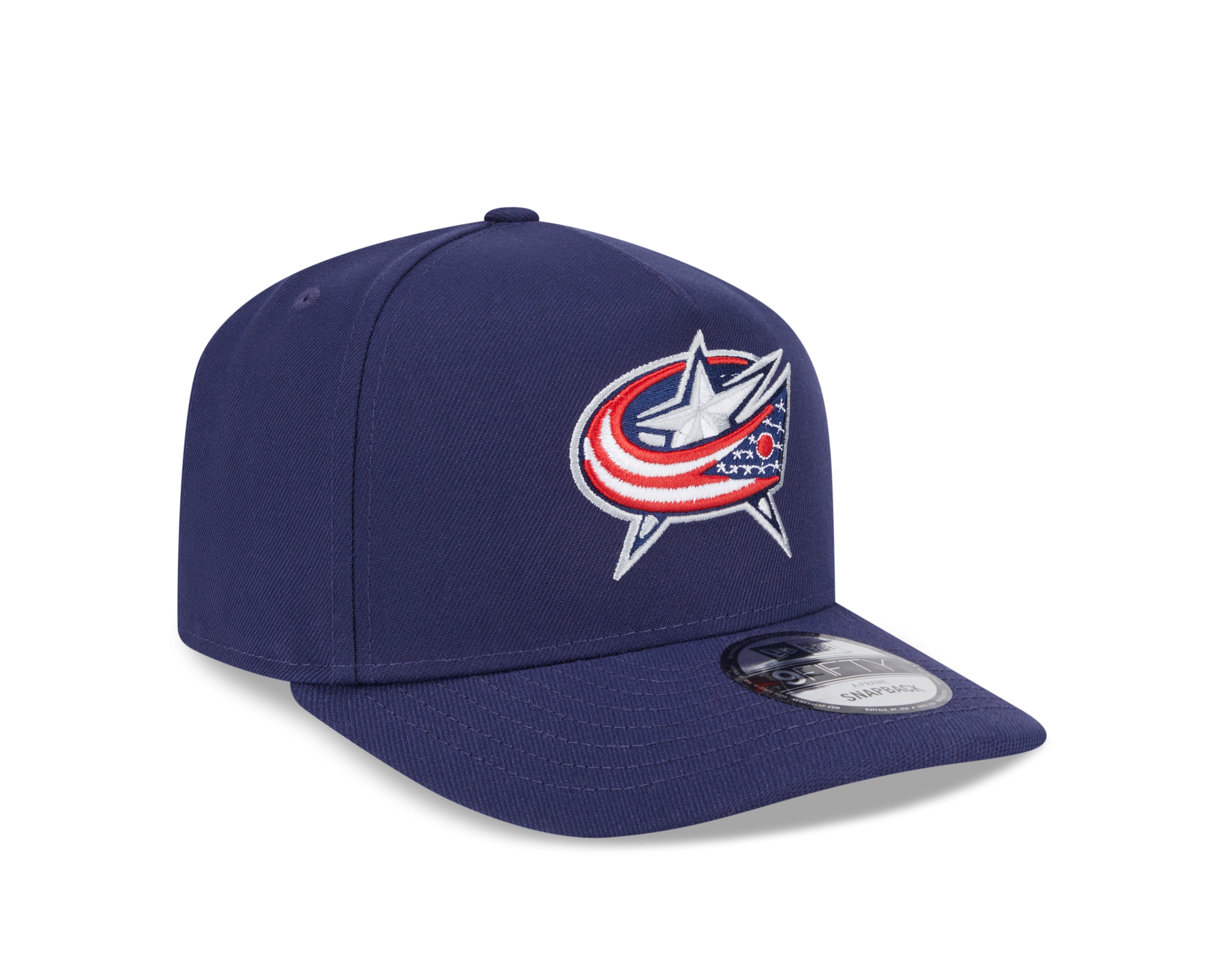 Columbus Blue Jackets NHL New Era Men's Navy 9FIfty A-Frame Snapback