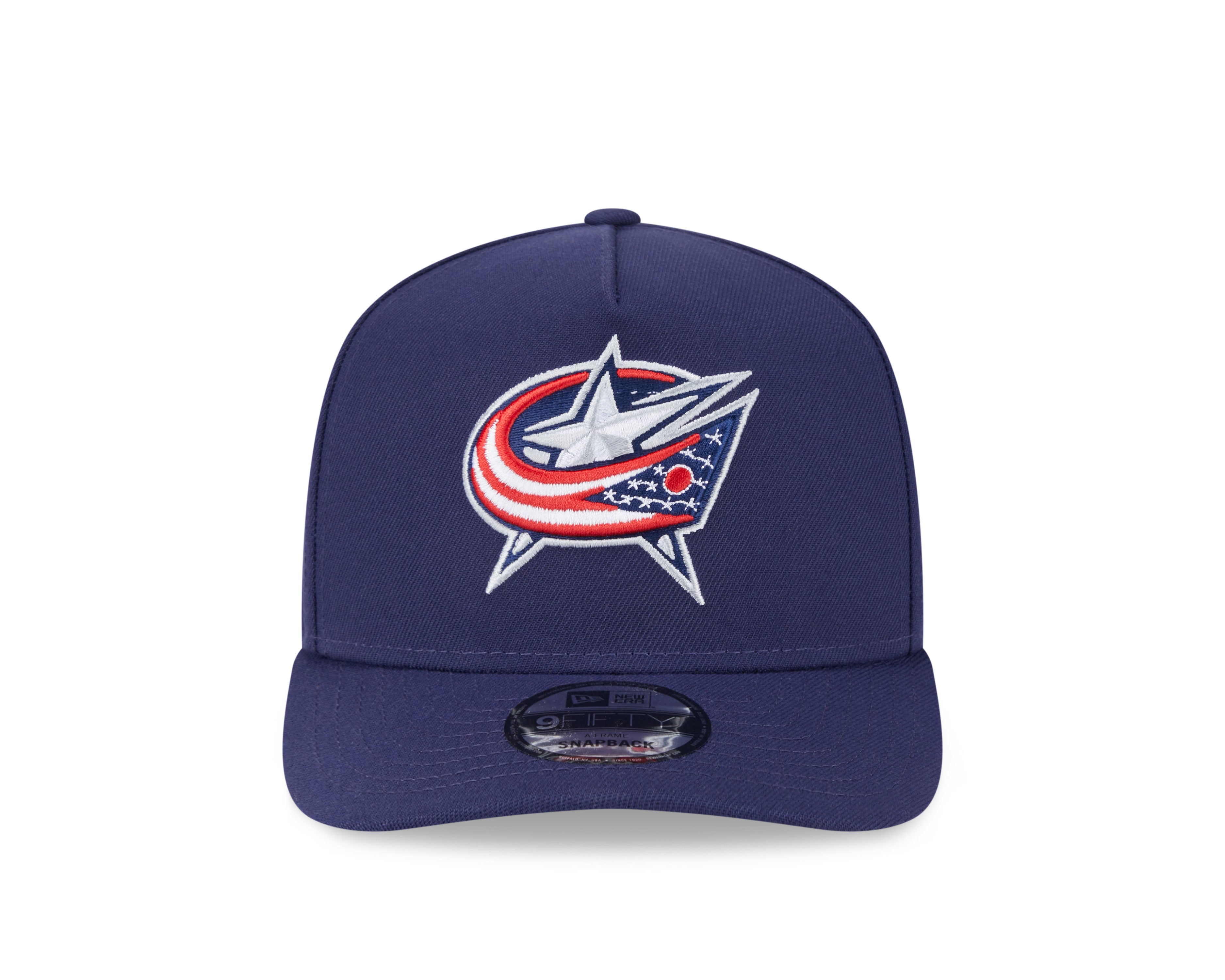 Columbus Blue Jackets NHL New Era Men's Navy 9FIfty A-Frame Snapback