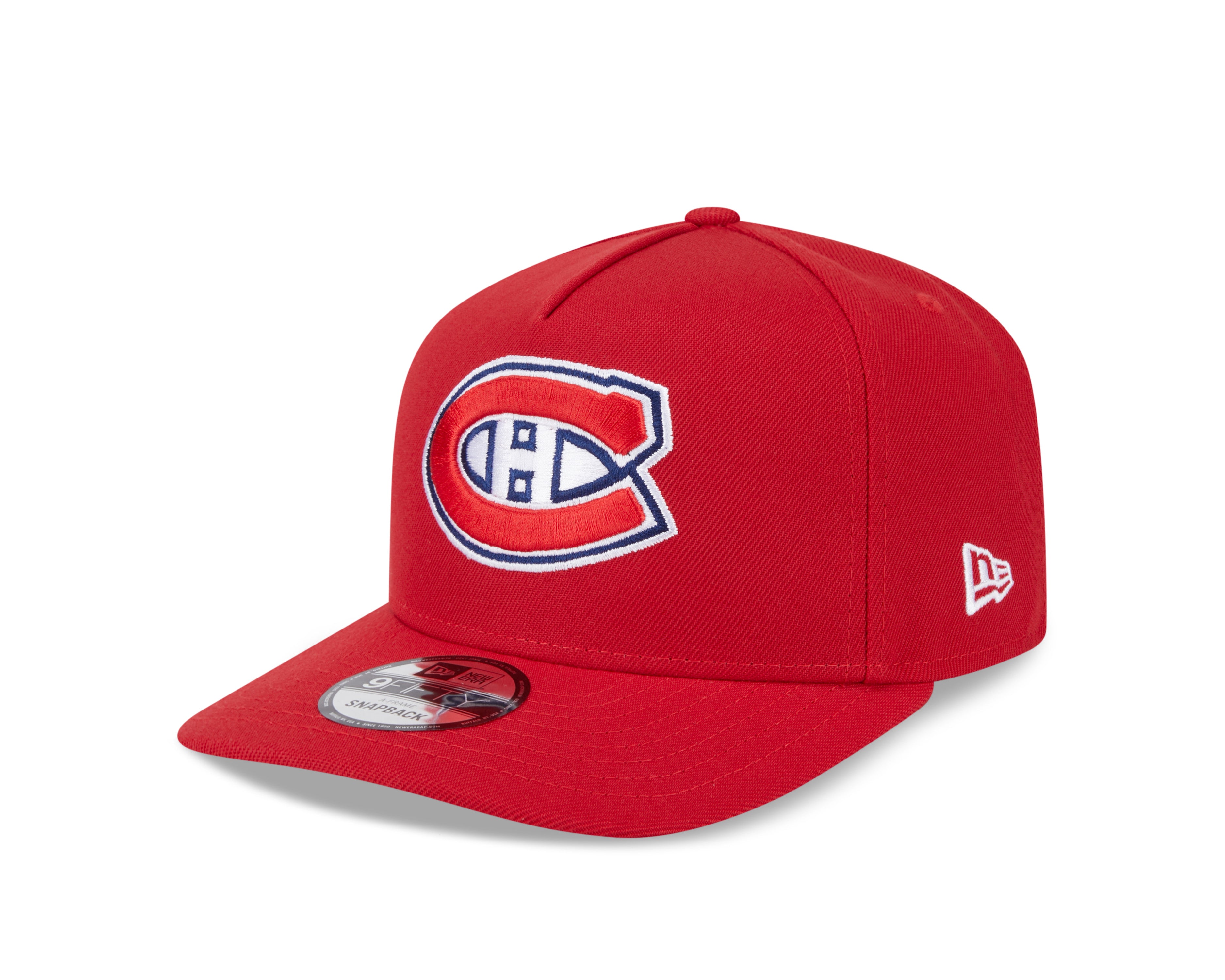 Casquette snapback 9Fifty A-Frame rouge pour homme des Canadiens de Montréal de la LNH de New Era