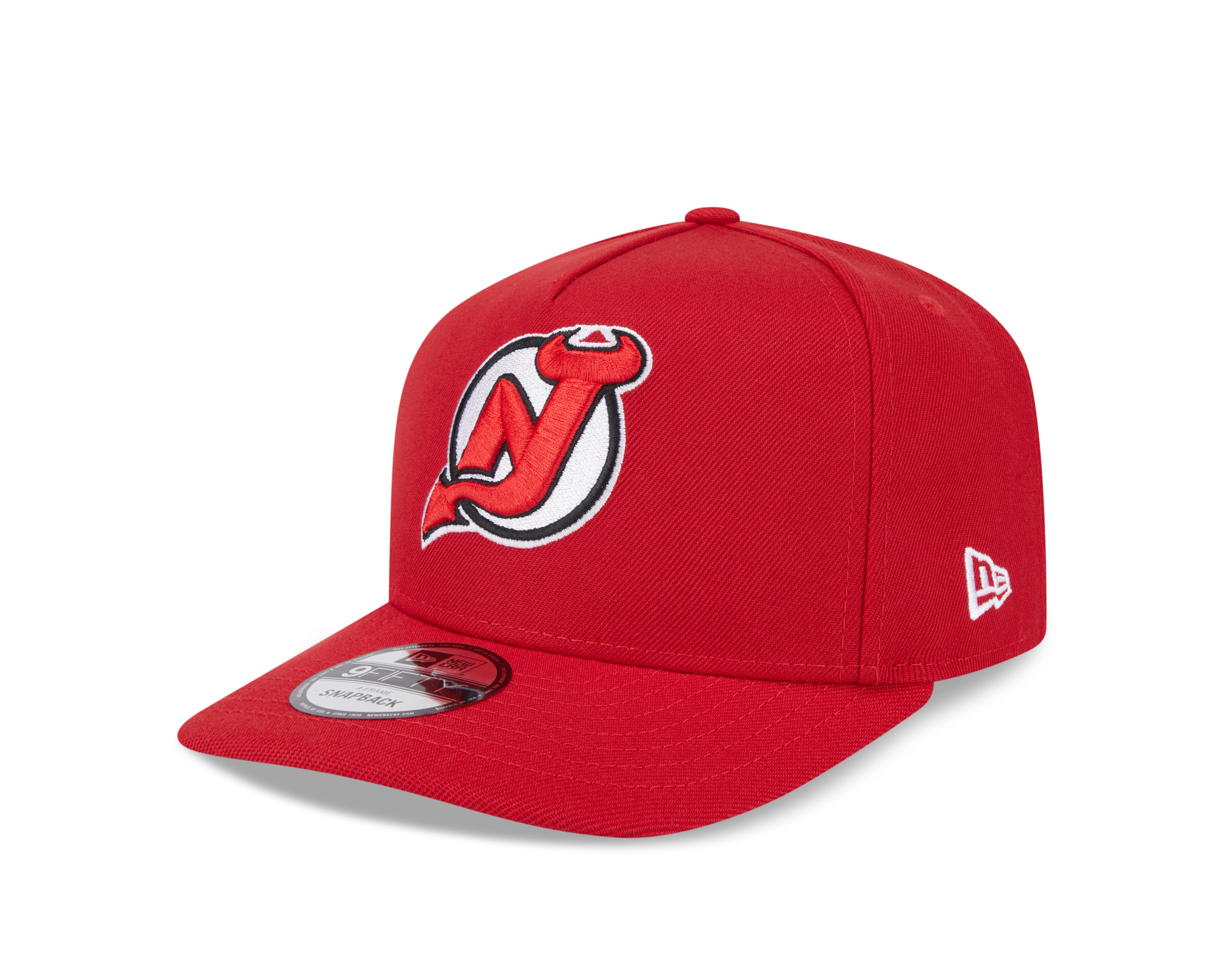 Casquette snapback 9Fifty A-Frame rouge pour homme des Devils du New Jersey de la LNH de New Era