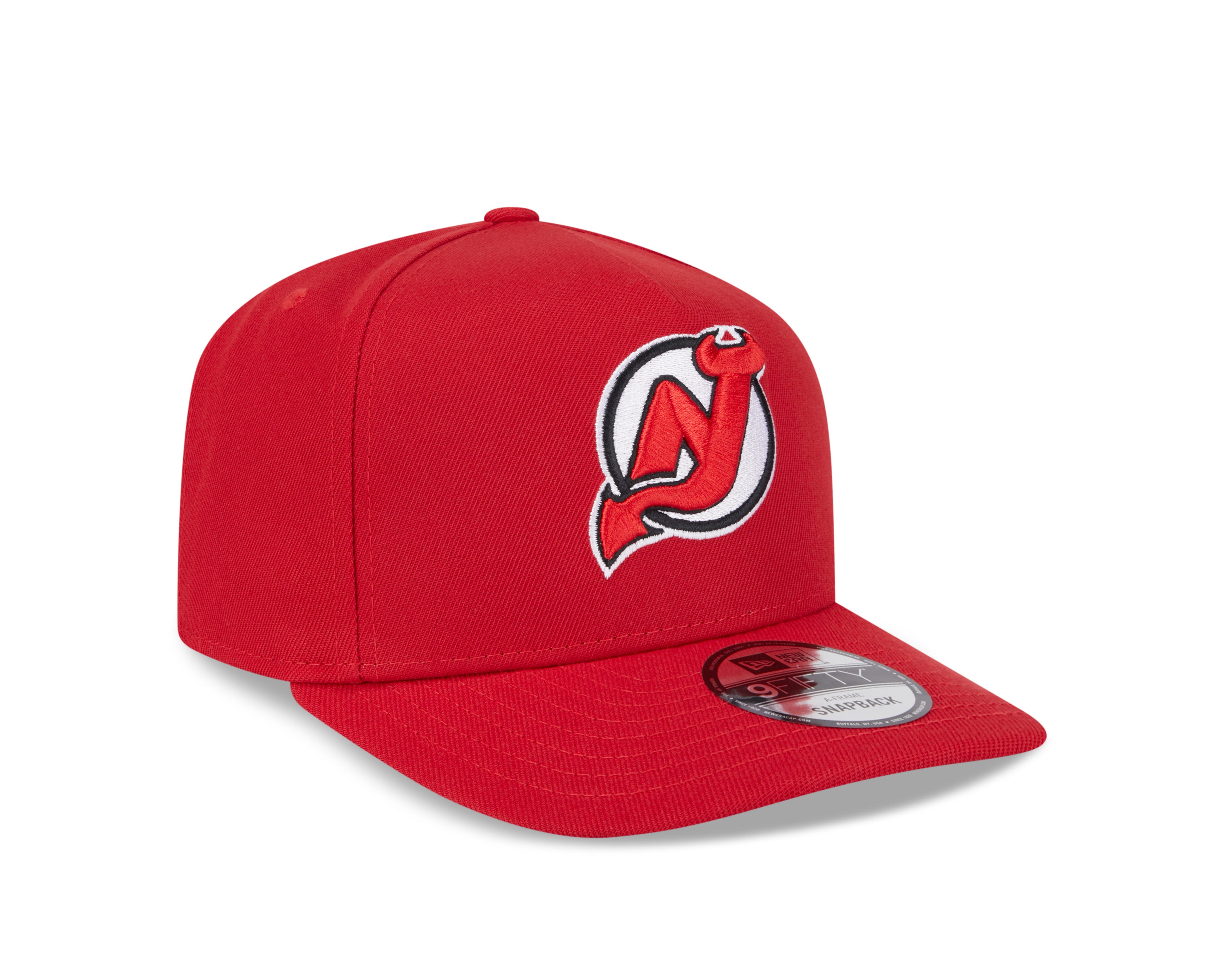 New Jersey Devils NHL New Era Men's Red 9FIfty A-Frame Snapback