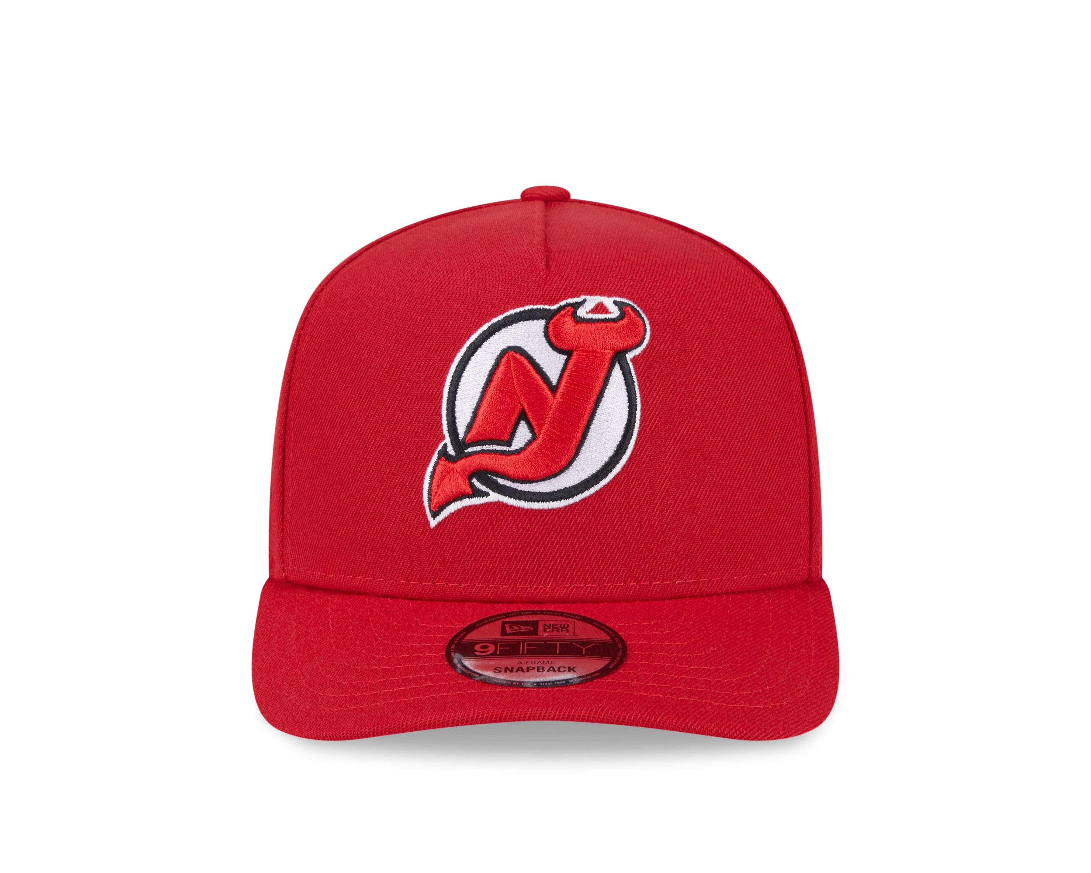 New Jersey Devils NHL New Era Men's Red 9FIfty A-Frame Snapback