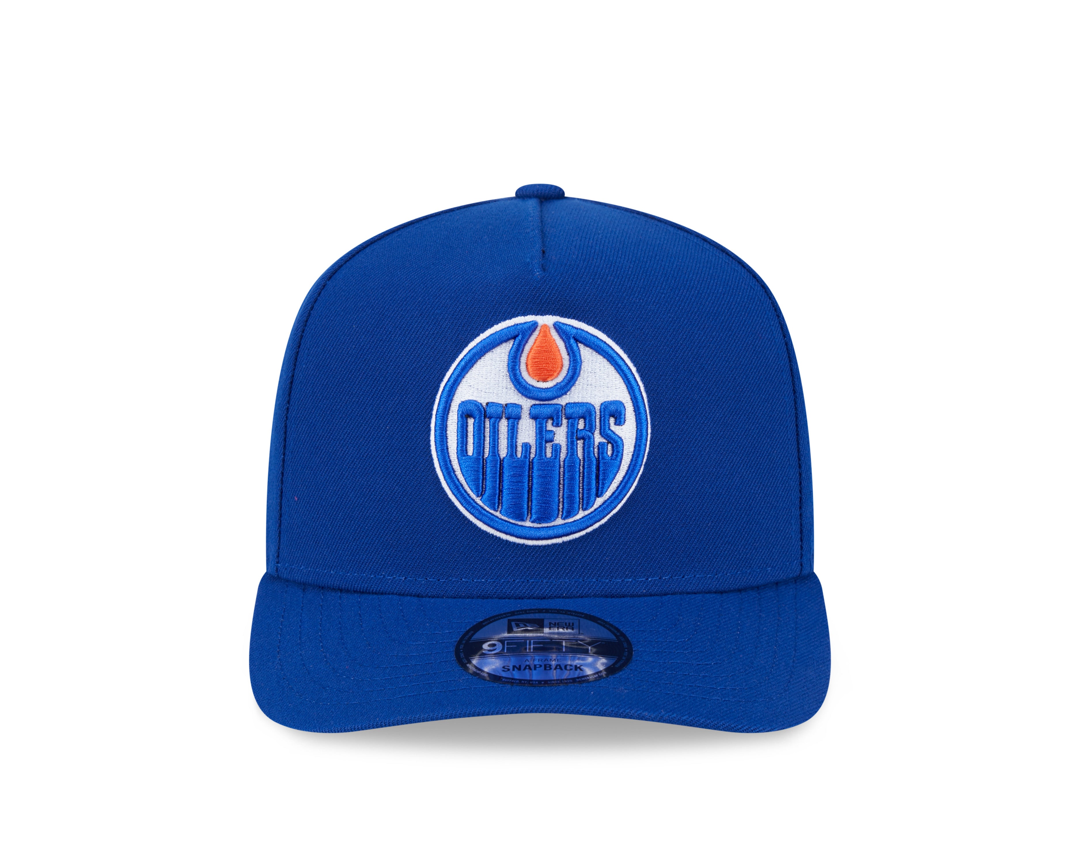 Edmonton Oilers NHL New Era Men's Royal 9FIfty A-Frame Snapback