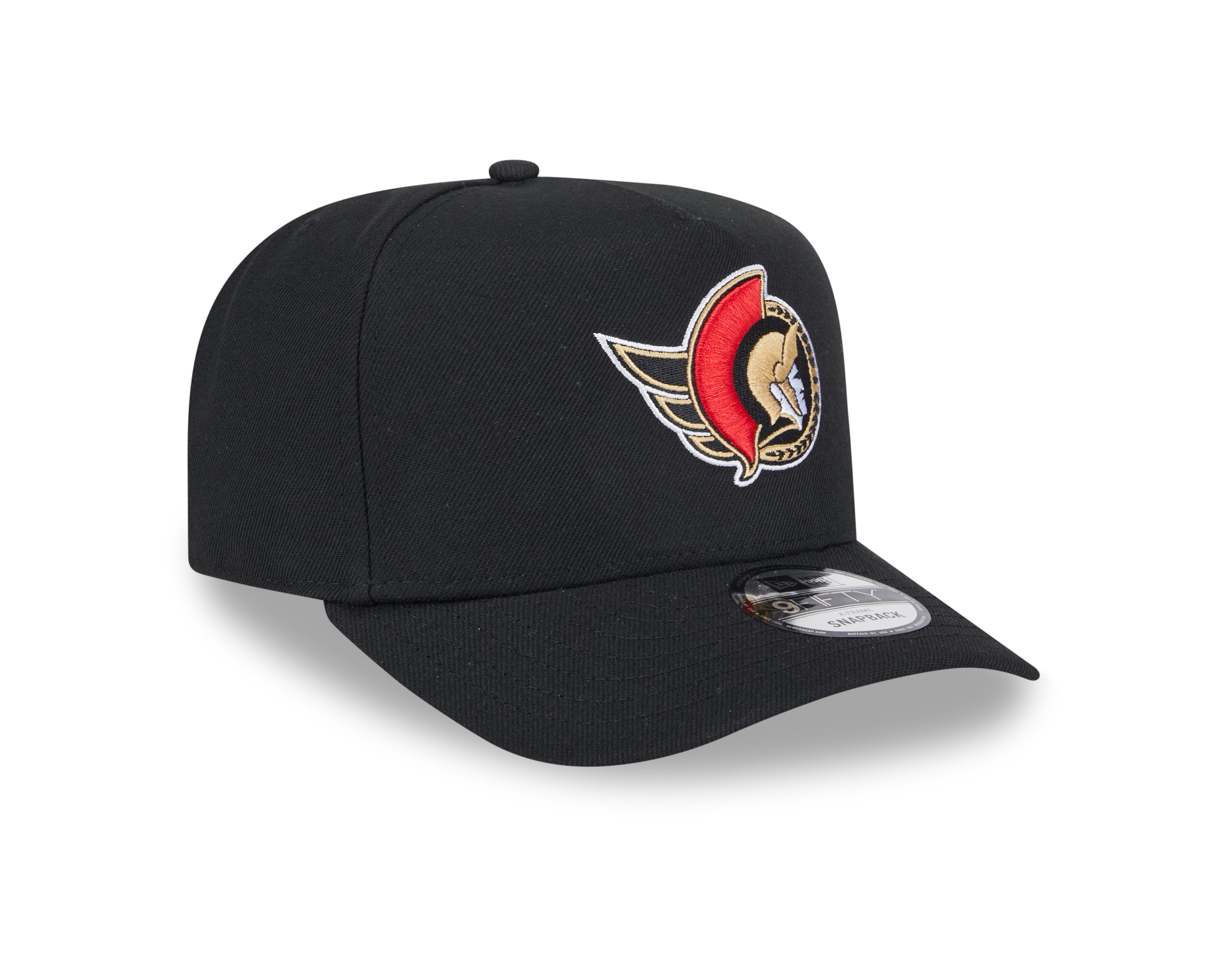 Ottawa Senators NHL New Era Men's Black 9FIfty A-Frame Snapback