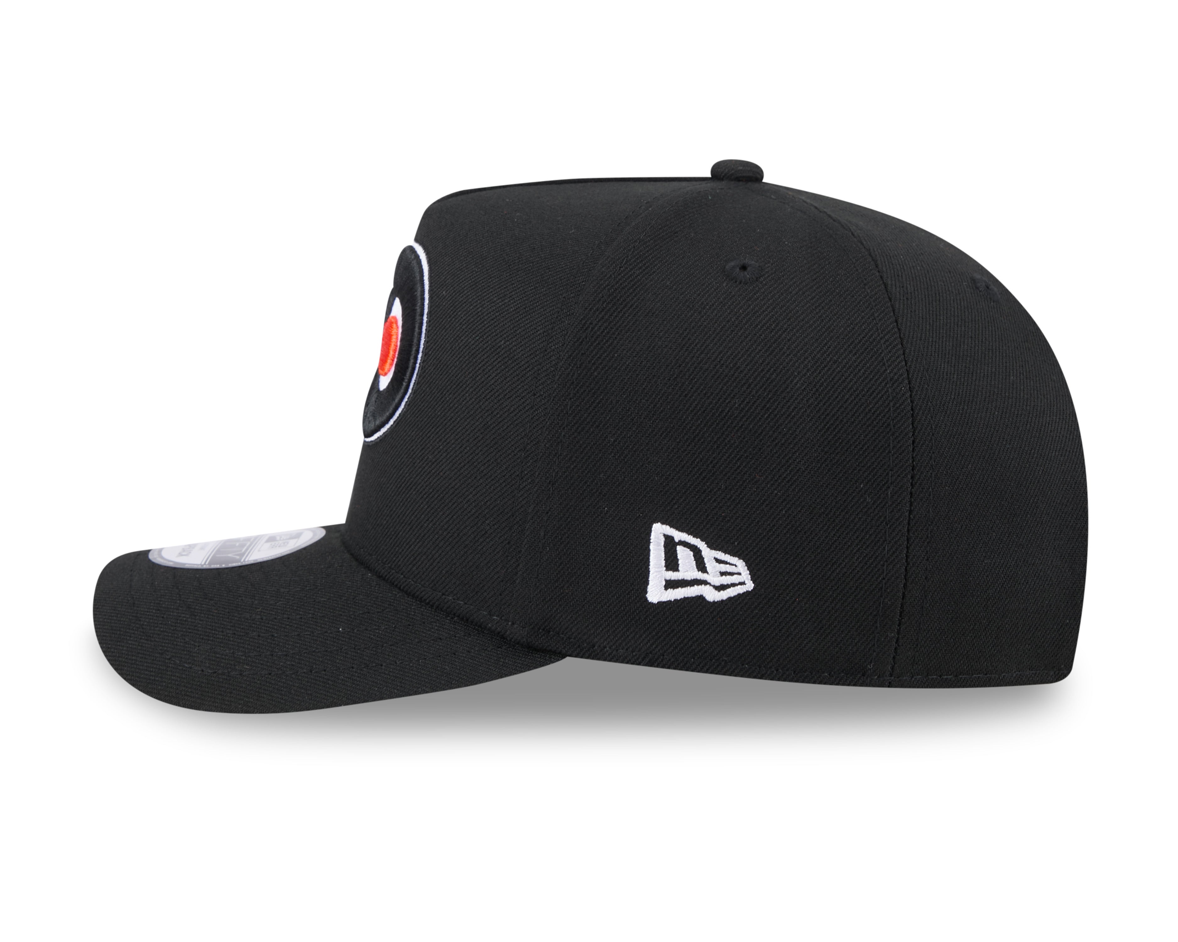 Casquette à visière snapback 9Fifty A-Frame noire des Flyers de Philadelphie de la LNH pour homme de New Era