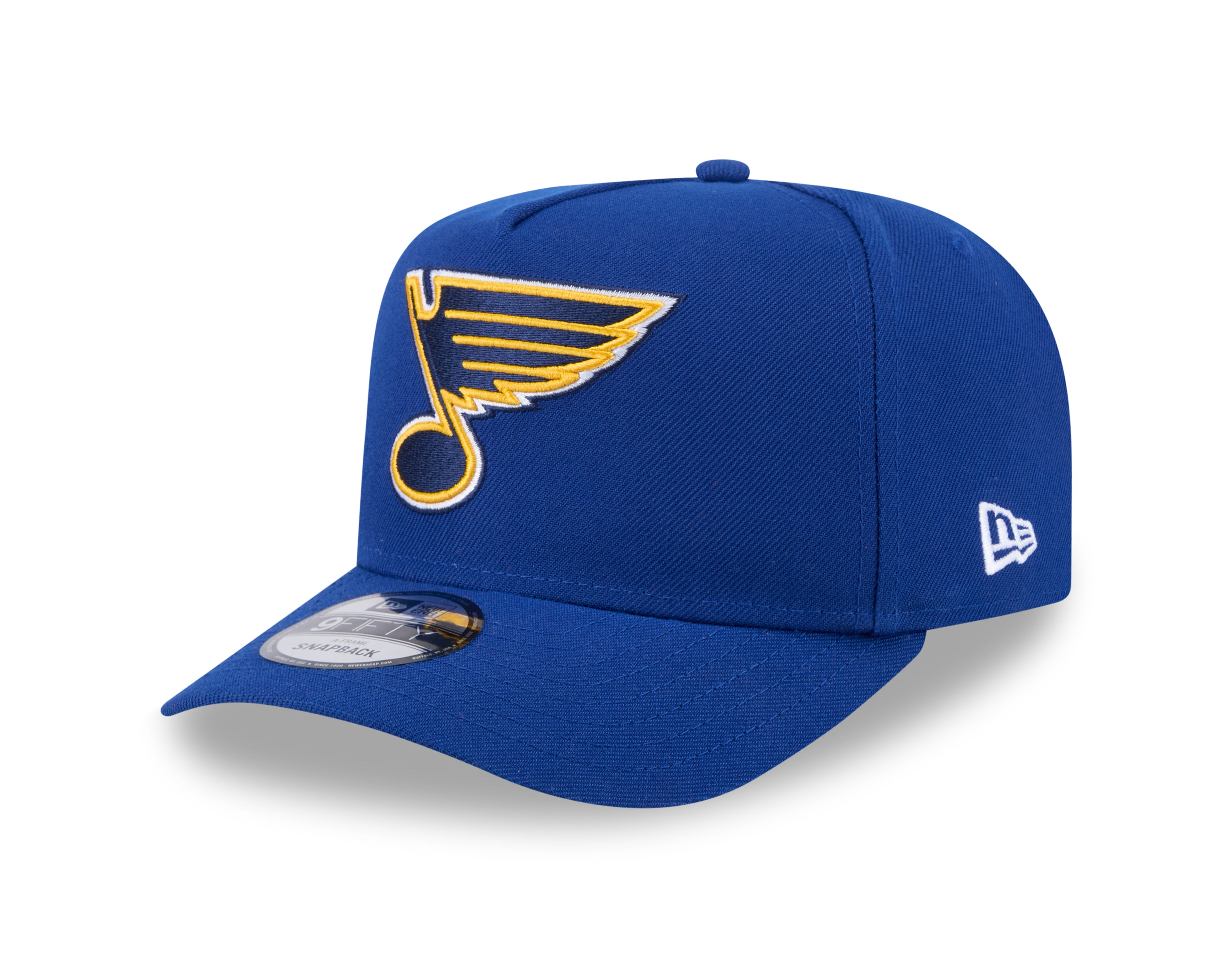 Casquette à visière ajustable A-Frame Royal 9Fifty de la LNH des Blues de St. Louis pour homme de New Era