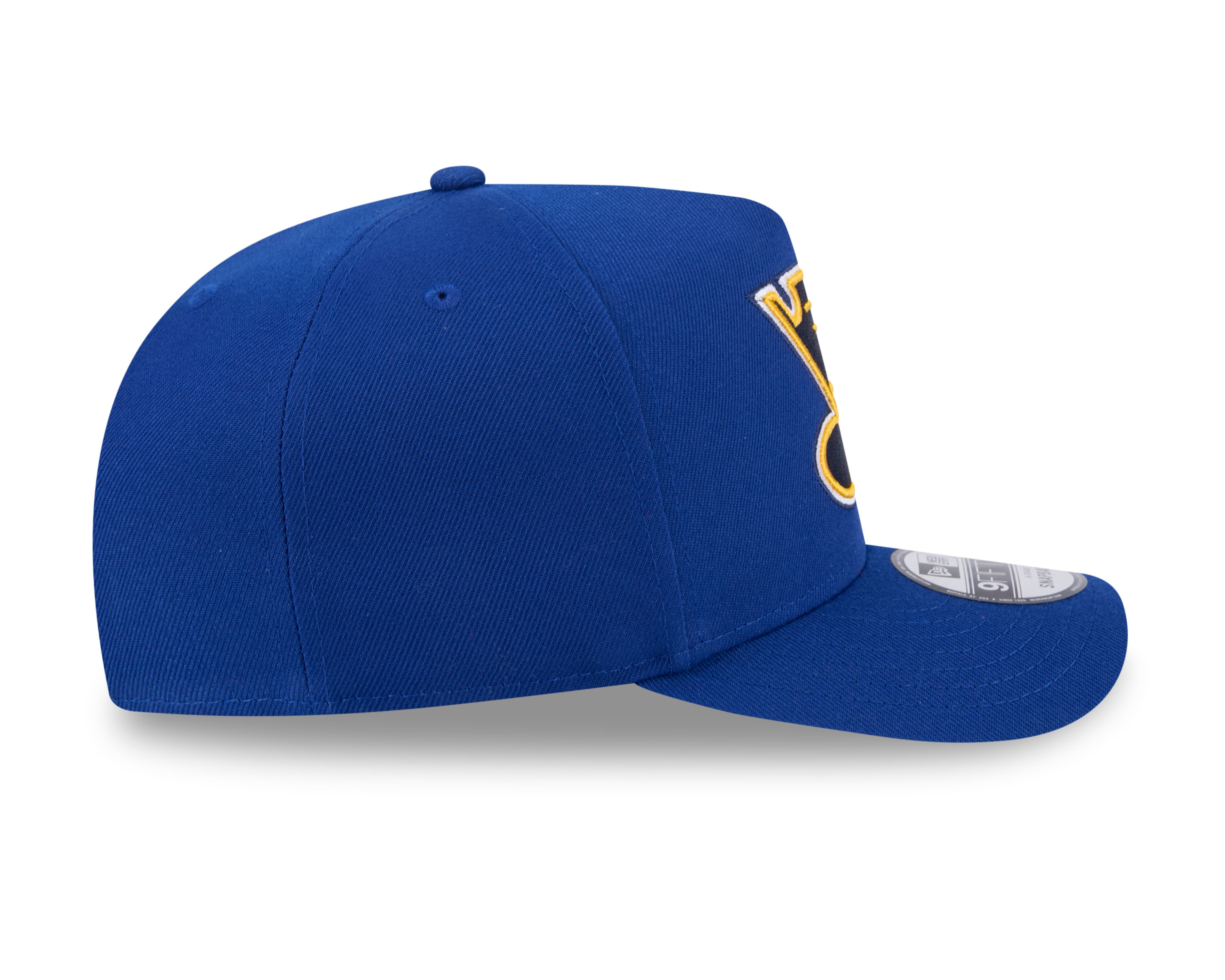 Casquette à visière ajustable A-Frame Royal 9Fifty de la LNH des Blues de St. Louis pour homme de New Era