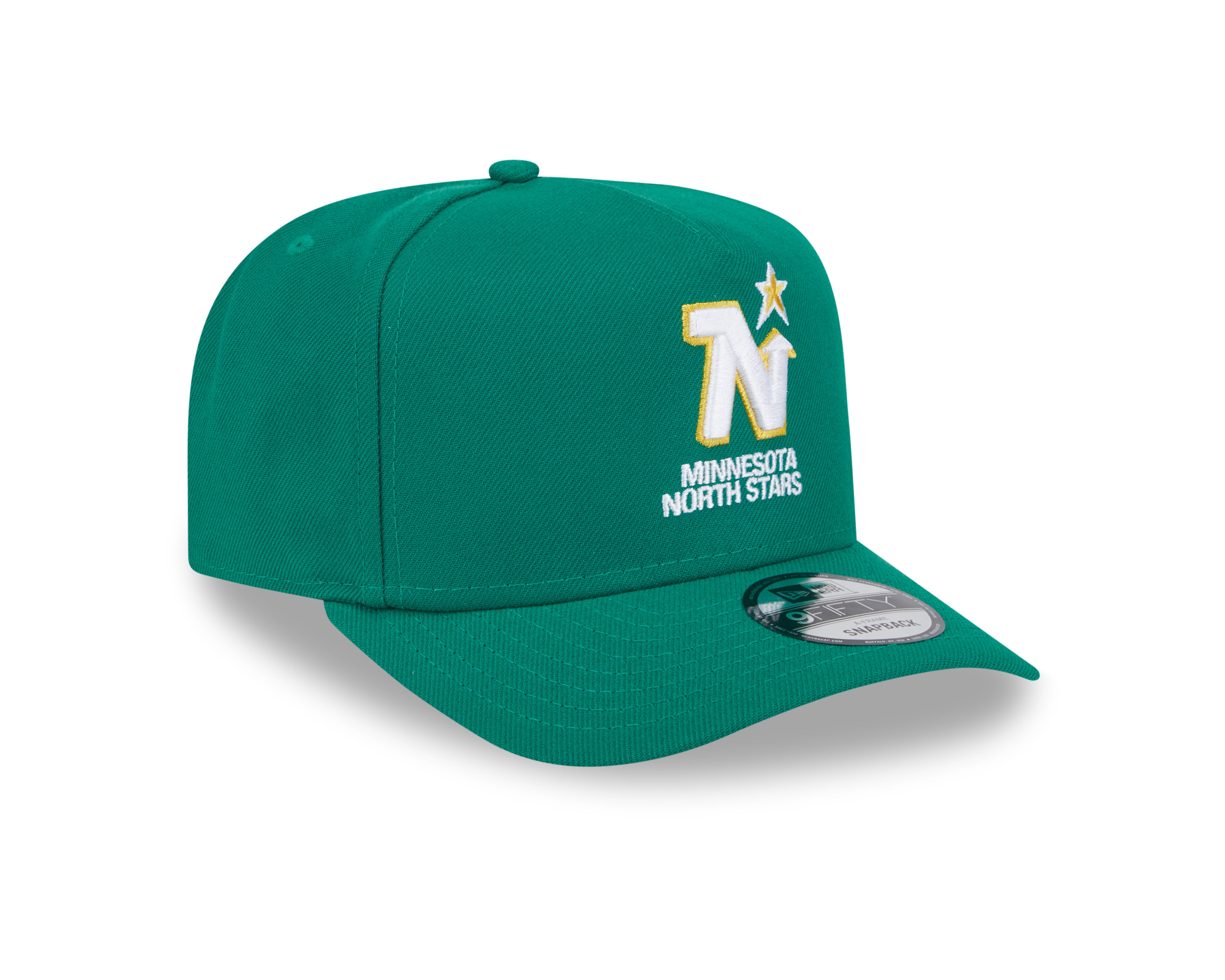 Minnesota North Stars NHL New Era Men's Green 9Fifty A-Frame Snapback