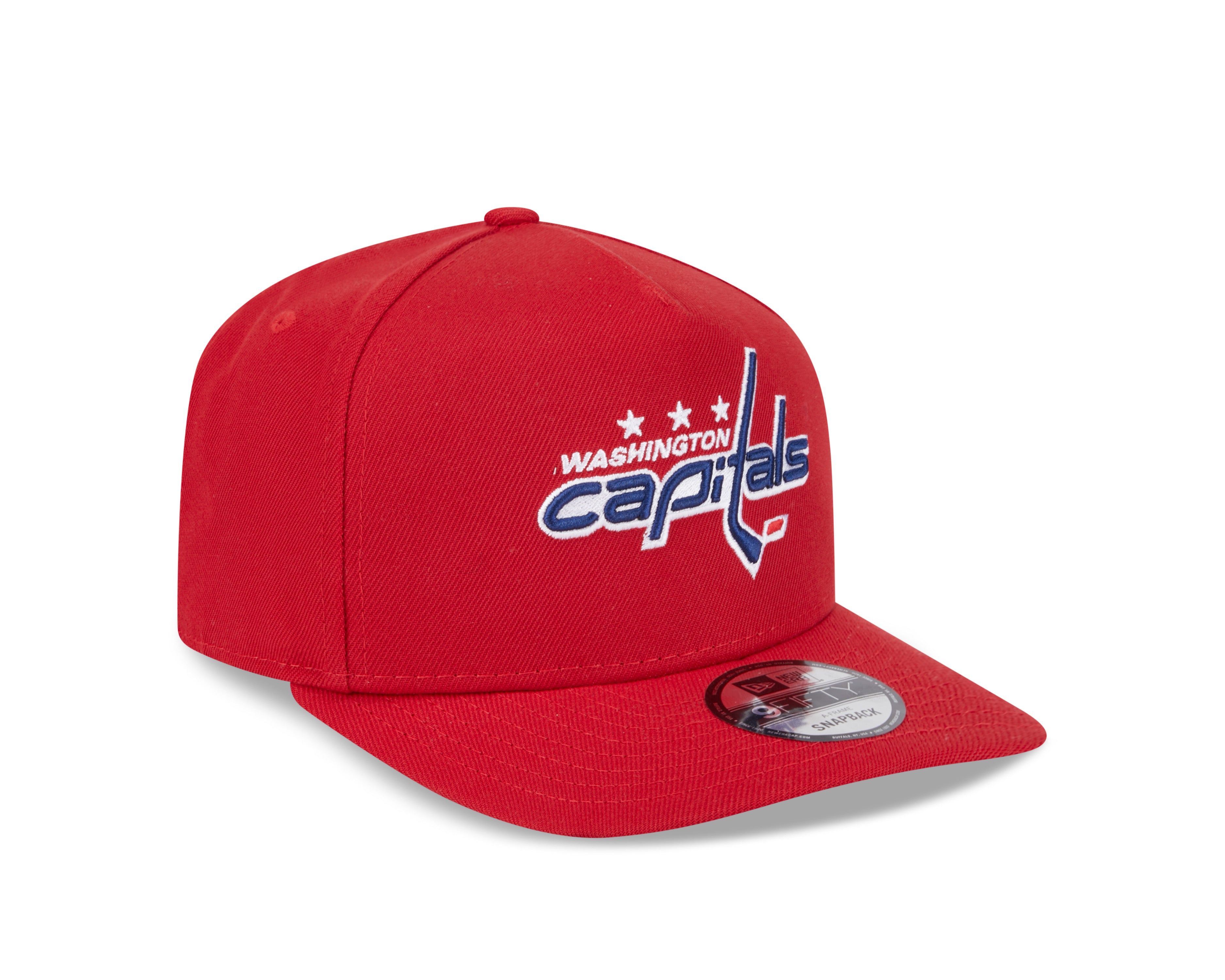 Casquette Snapback A-Frame 9Fifty rouge pour homme des Washington Capitals de la LNH de New Era