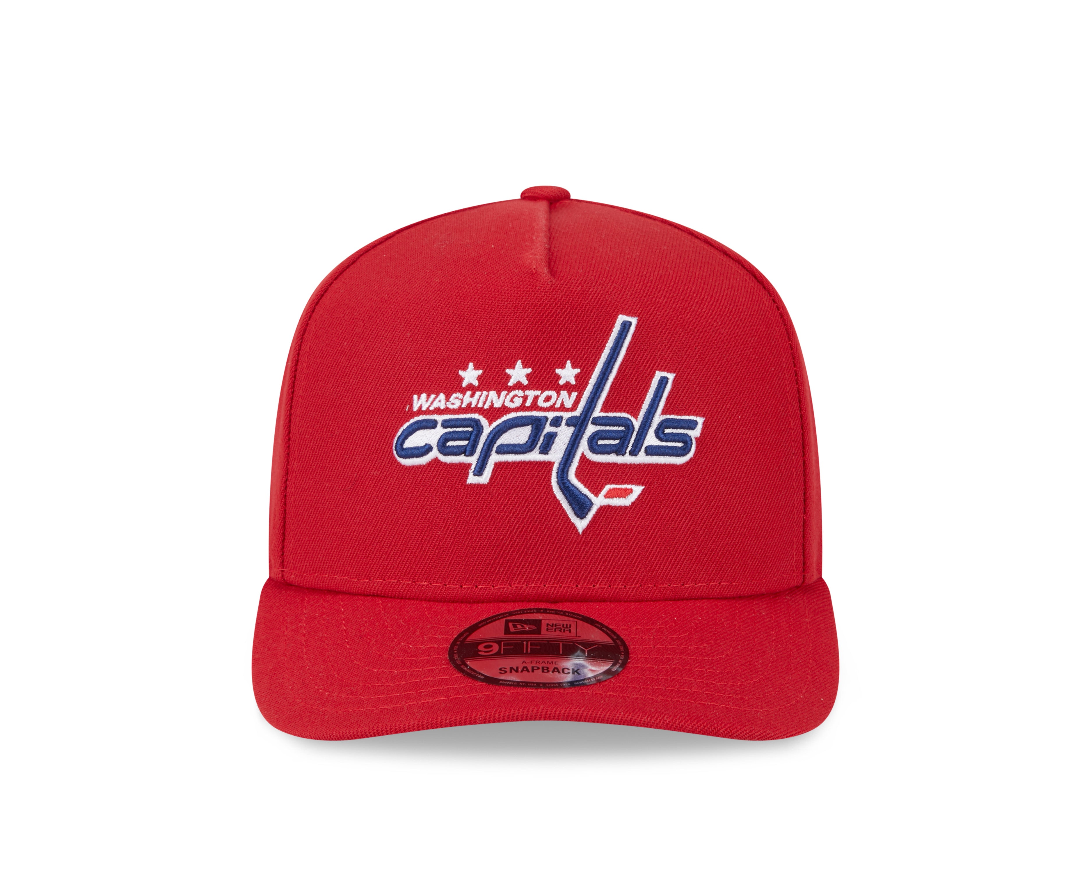 Casquette Snapback A-Frame 9Fifty rouge pour homme des Washington Capitals de la LNH de New Era