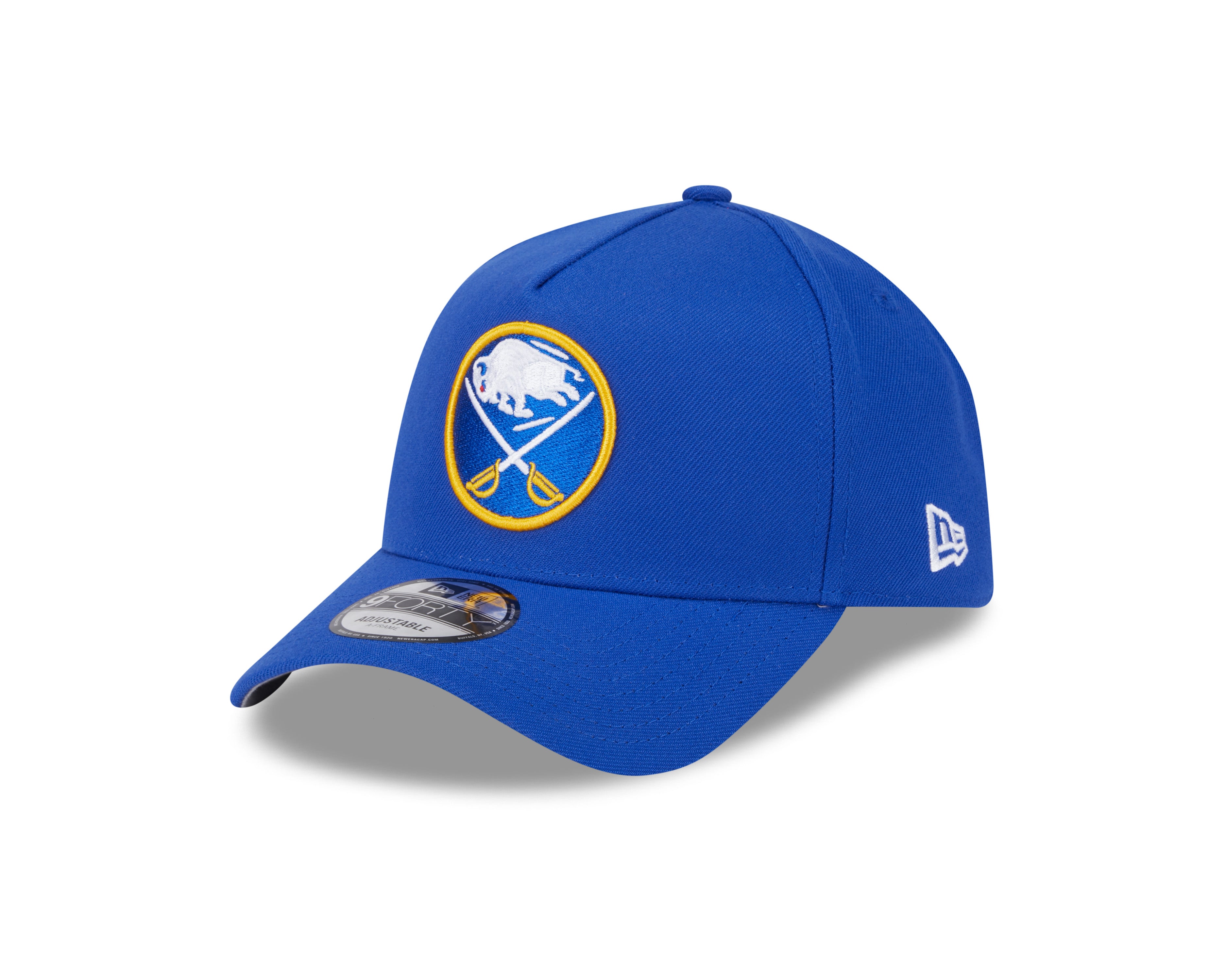 Casquette à visière ajustable 9Forty A-Frame de la LNH de Buffalo Sabres de New Era pour homme