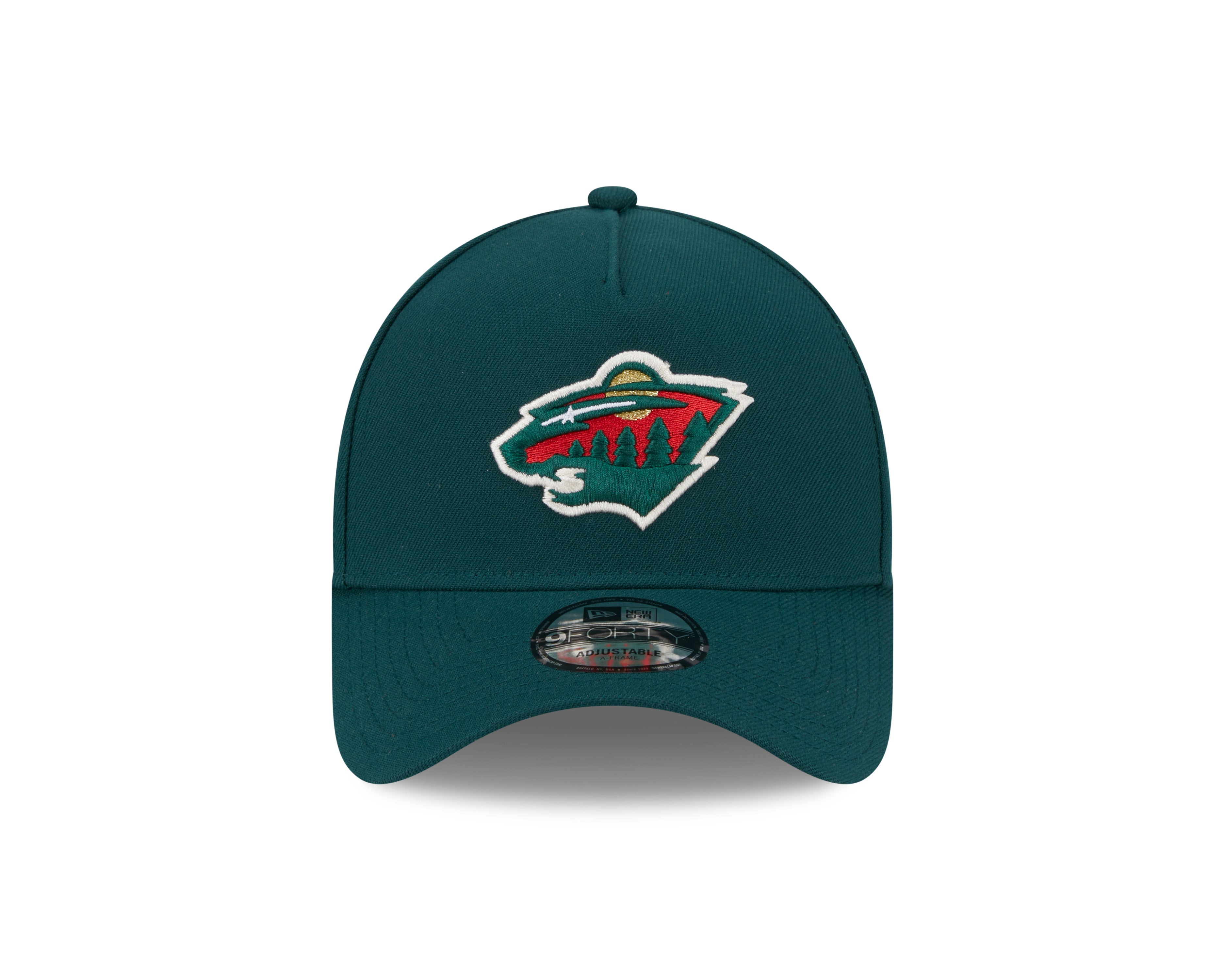 Minnesota Wild NHL New Era Men's Green 9Forty A-Frame Snapback