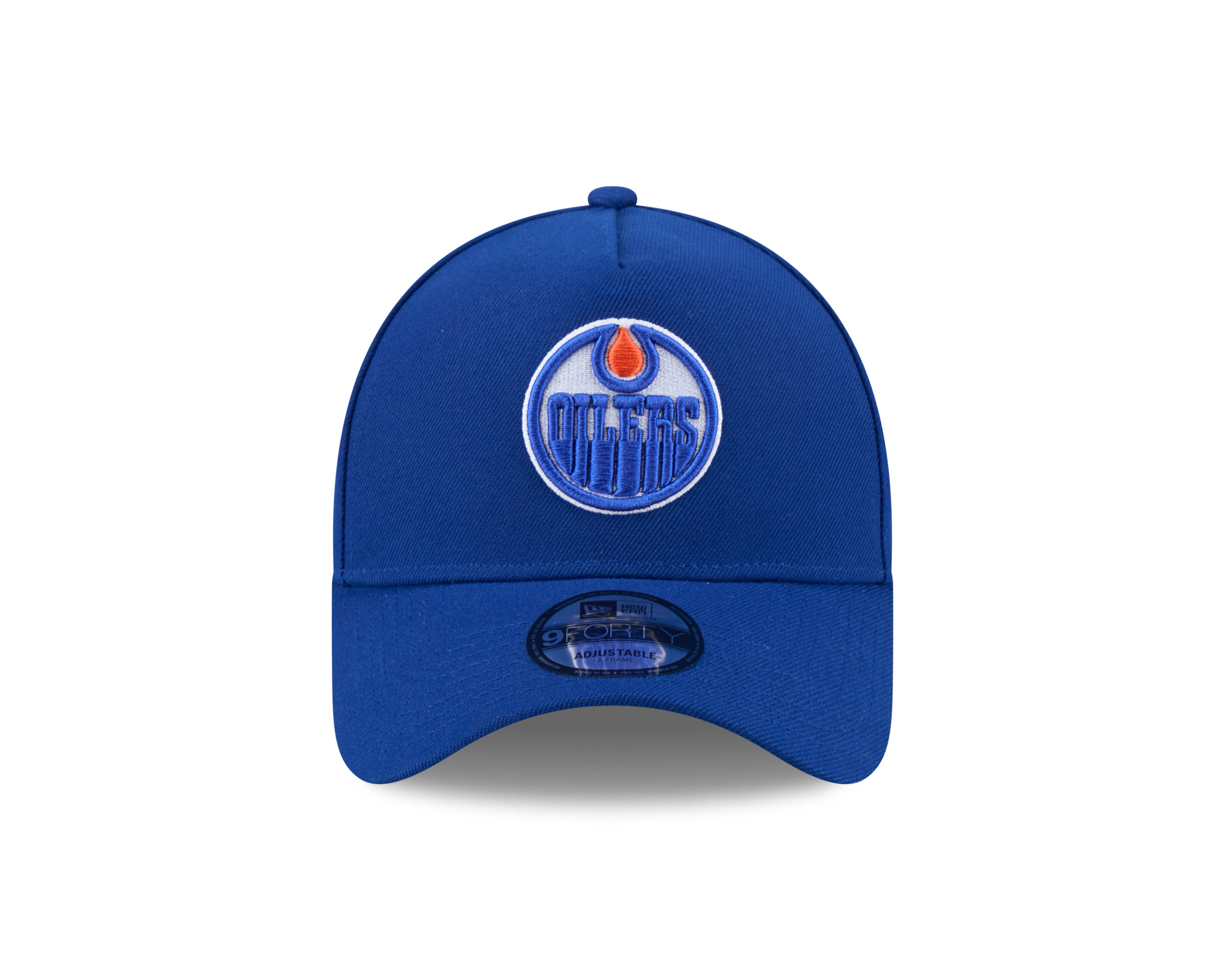 Edmonton Oilers NHL New Era Men's Royal 9Forty A-Frame Snapback Hat