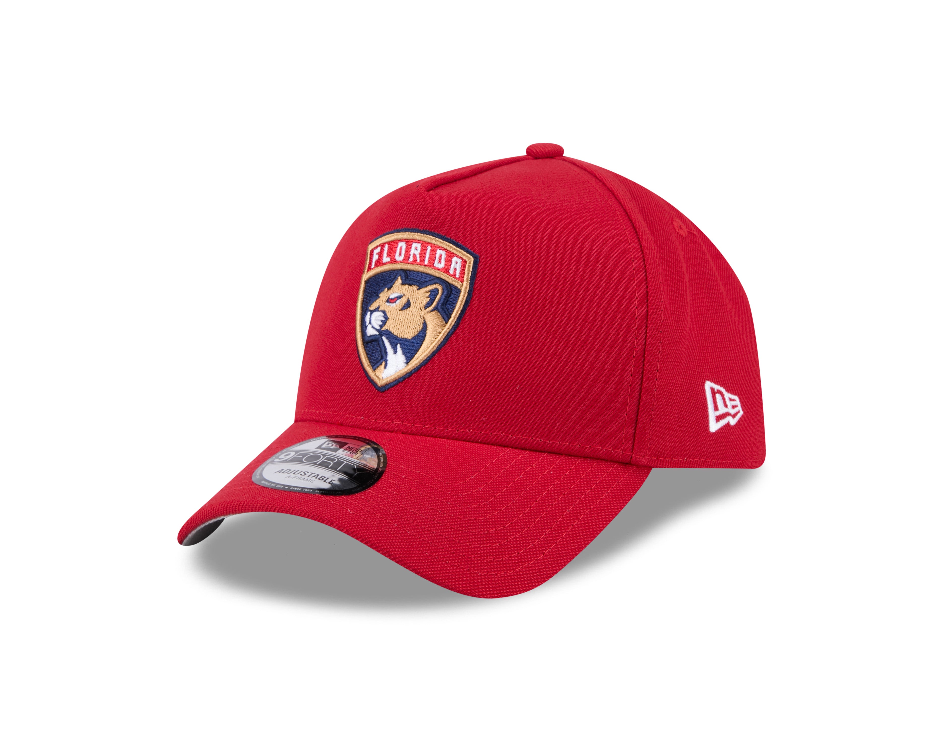 Casquette Snapback 9Forty A-Frame rouge pour homme des Panthers de la Floride de la LNH de New Era