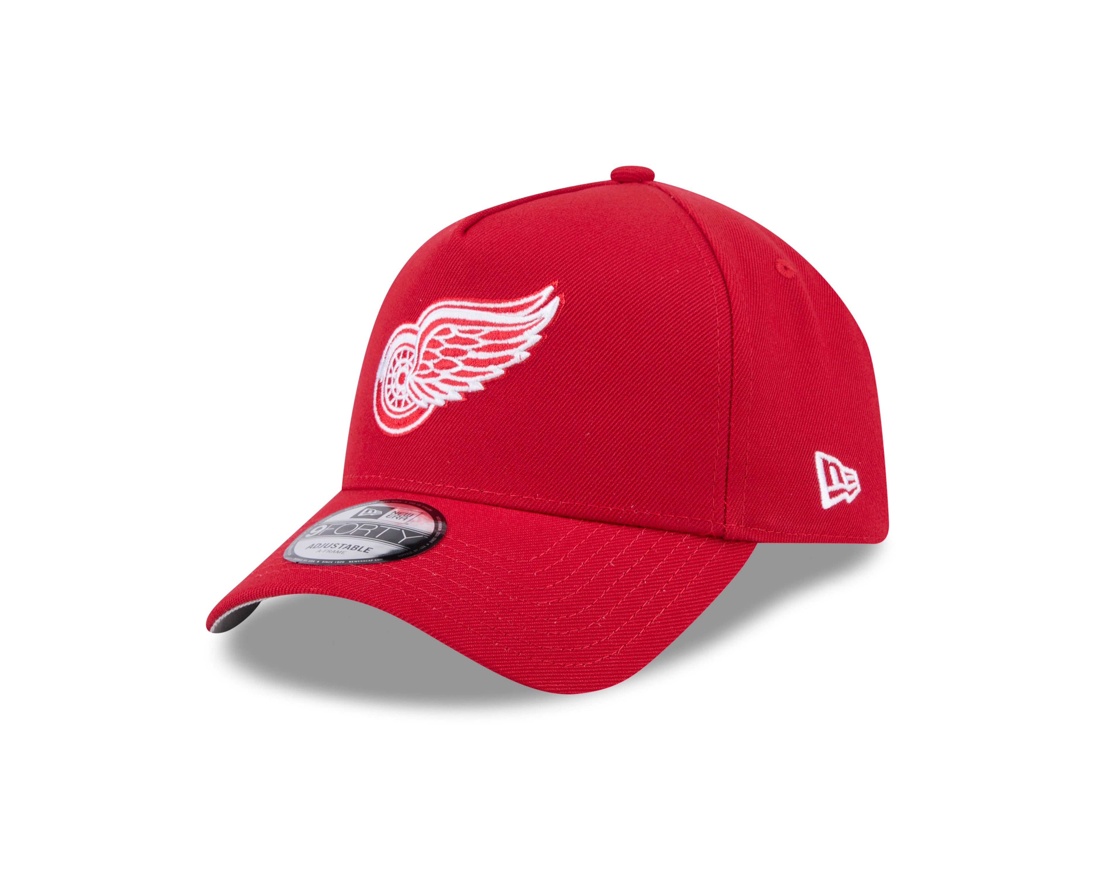 Casquette snapback 9Forty A-Frame rouge pour homme des Red Wings de Détroit de la LNH de New Era