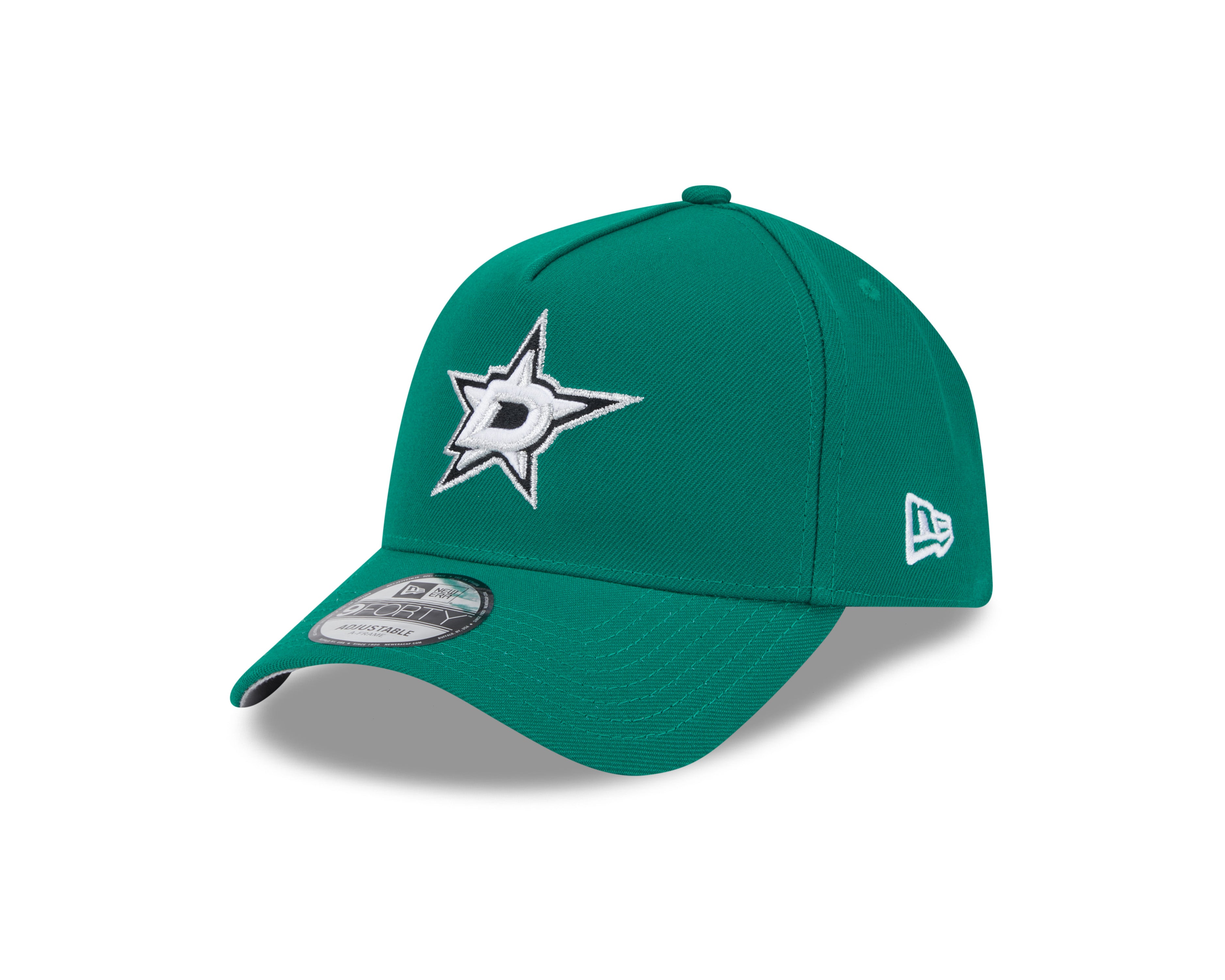 Casquette snapback 9Forty A-Frame verte pour homme des Dallas Stars de la LNH de New Era