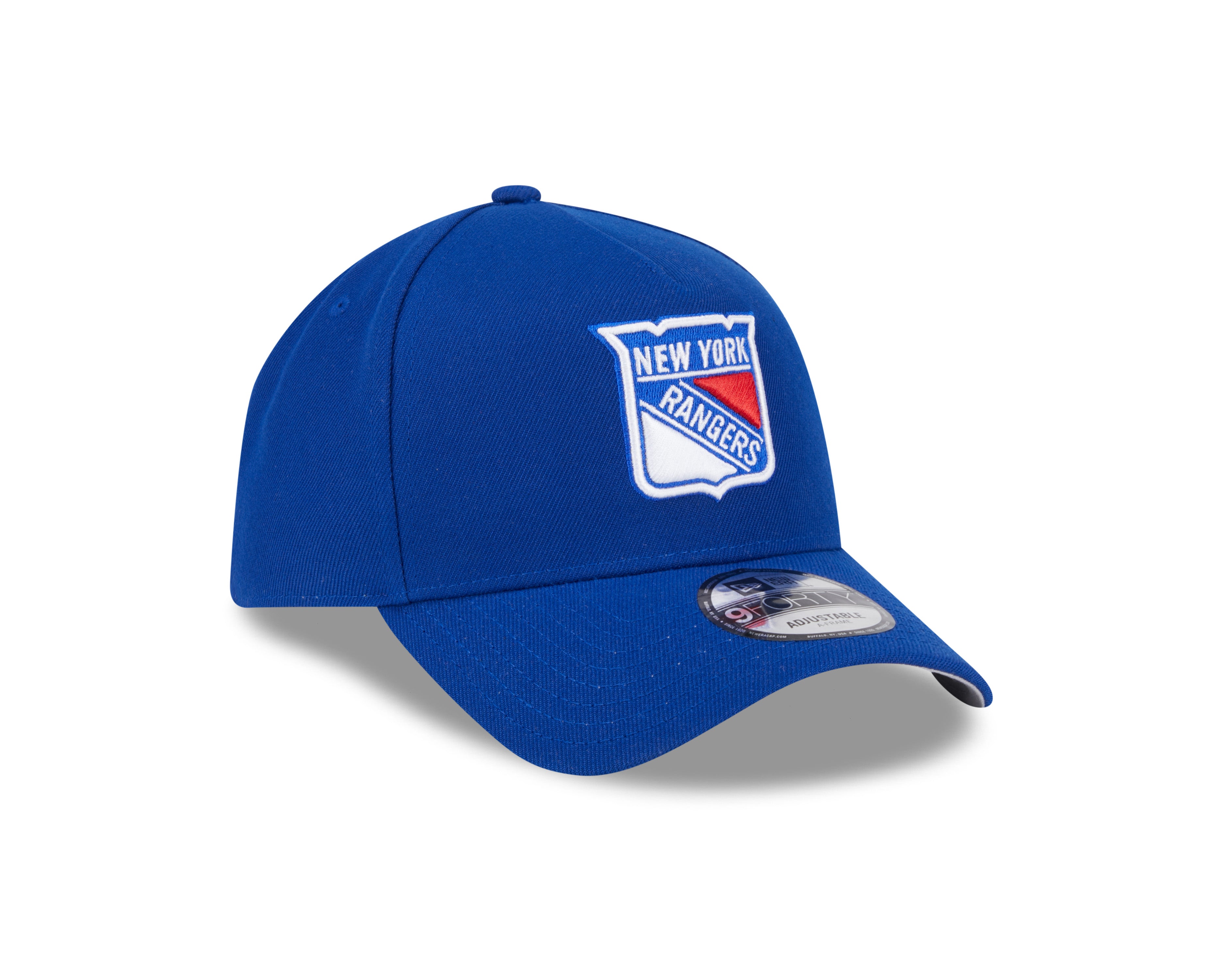 Casquette à visière ajustable A-Frame Royal 9Forty des Rangers de New York de la LNH pour homme de New Era