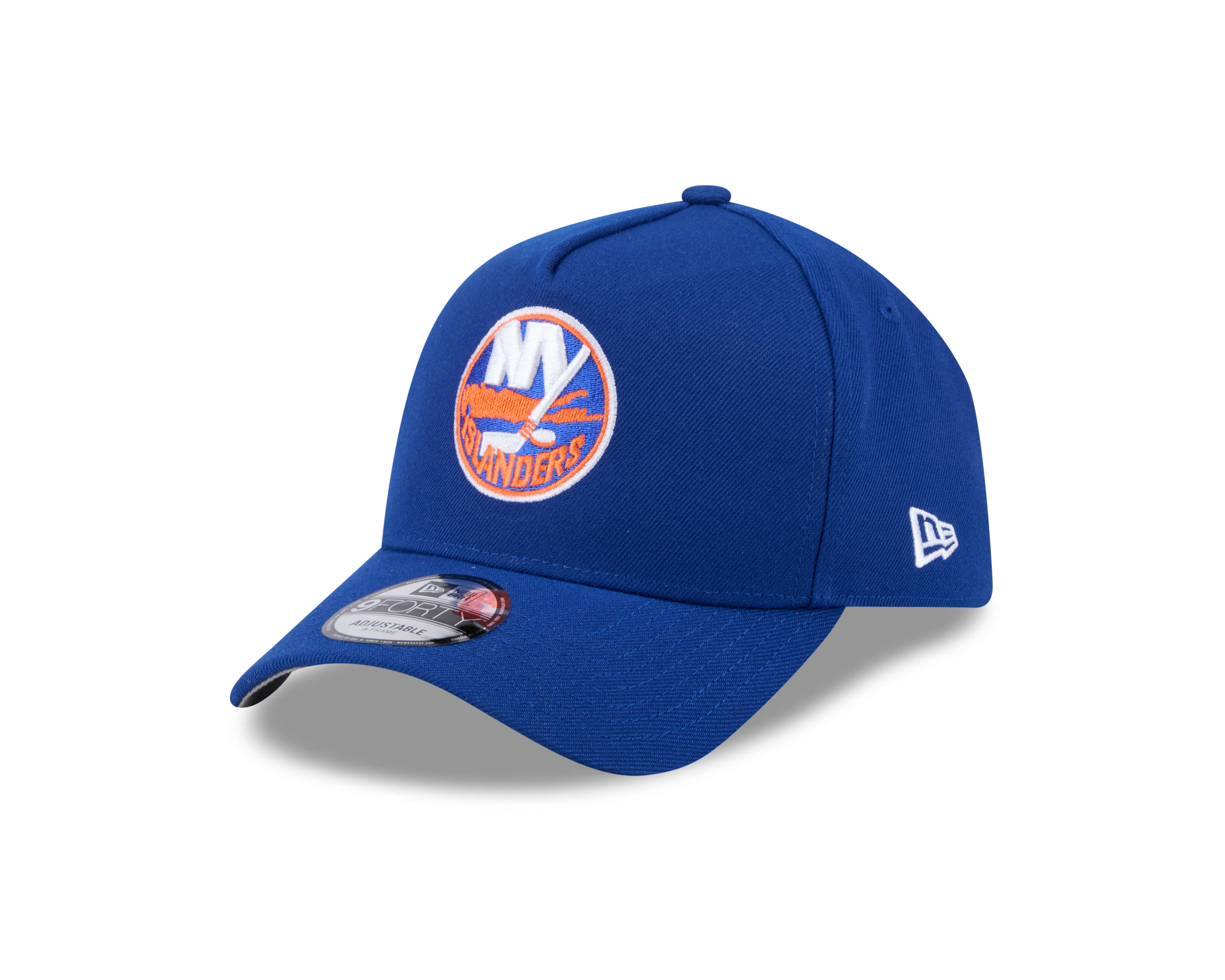 Casquette à visière ajustable A-Frame Royal 9Forty des Islanders de New York de la LNH pour homme de New Era