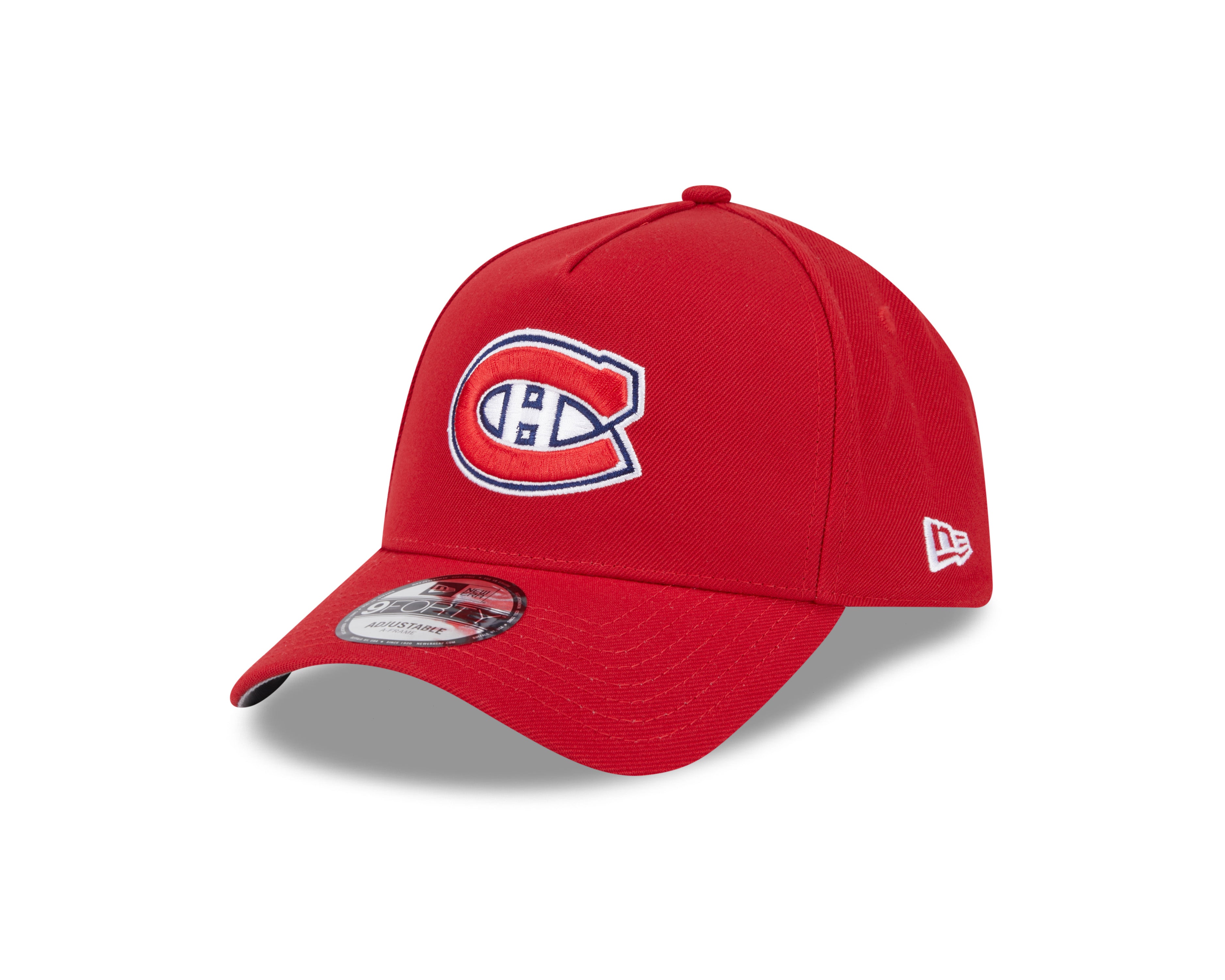 Casquette ajustable 9Forty A-Frame rouge pour homme des Canadiens de Montréal de la LNH de New Era