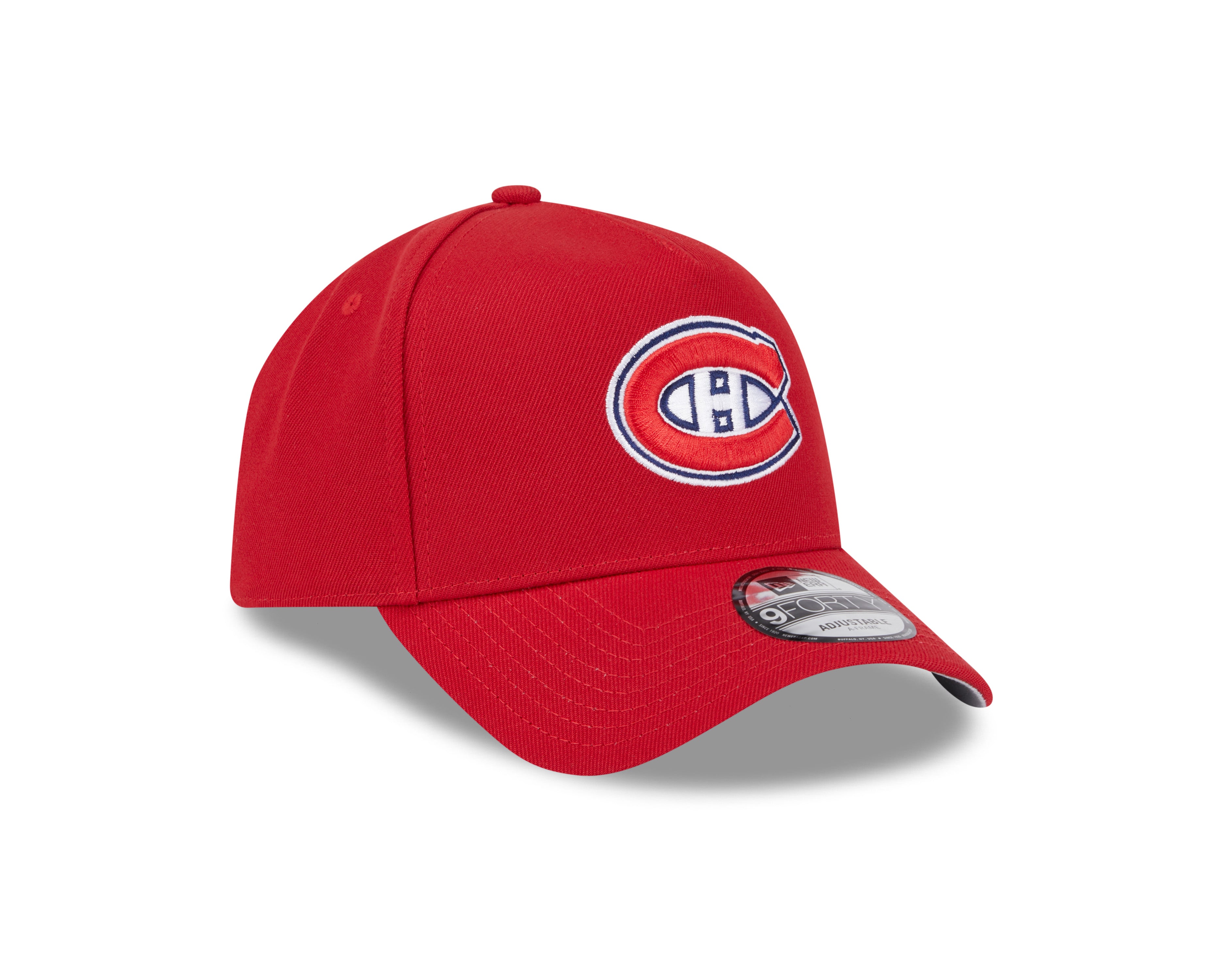 Montreal Canadiens NHL New Era Men's Red 9Forty A-Frame Adjustable Hat