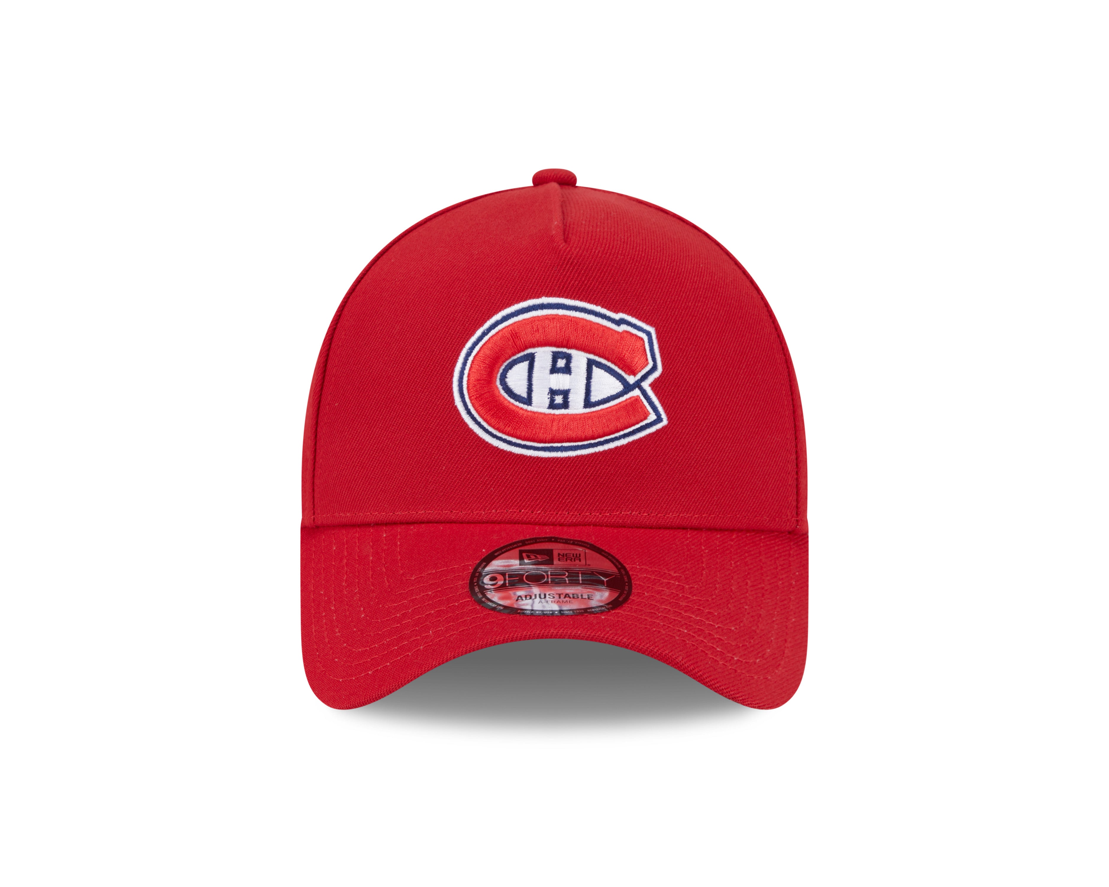 Montreal Canadiens NHL New Era Men's Red 9Forty A-Frame Adjustable Hat