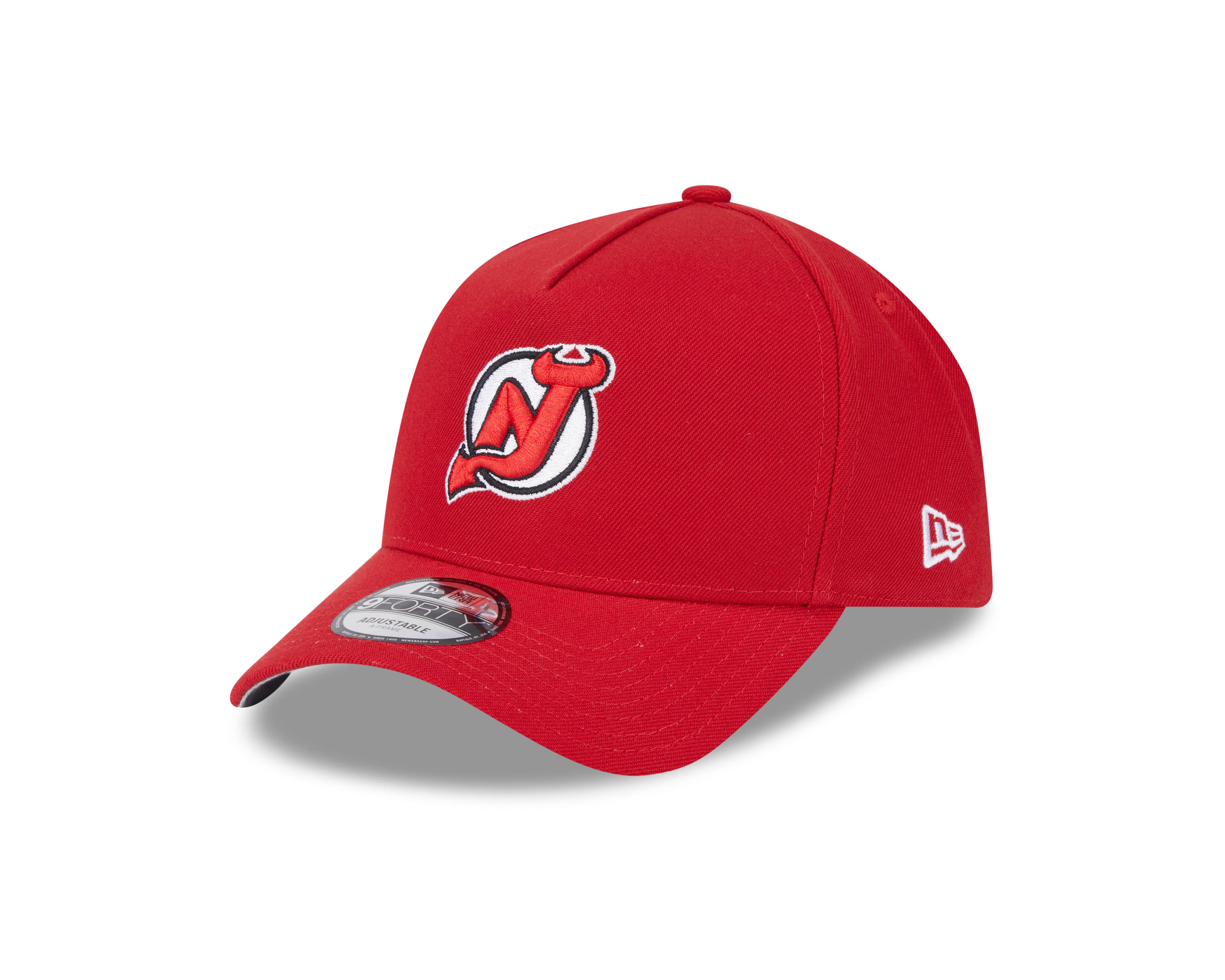 Casquette snapback 9Forty A-Frame rouge pour homme des Devils du New Jersey de la LNH de New Era