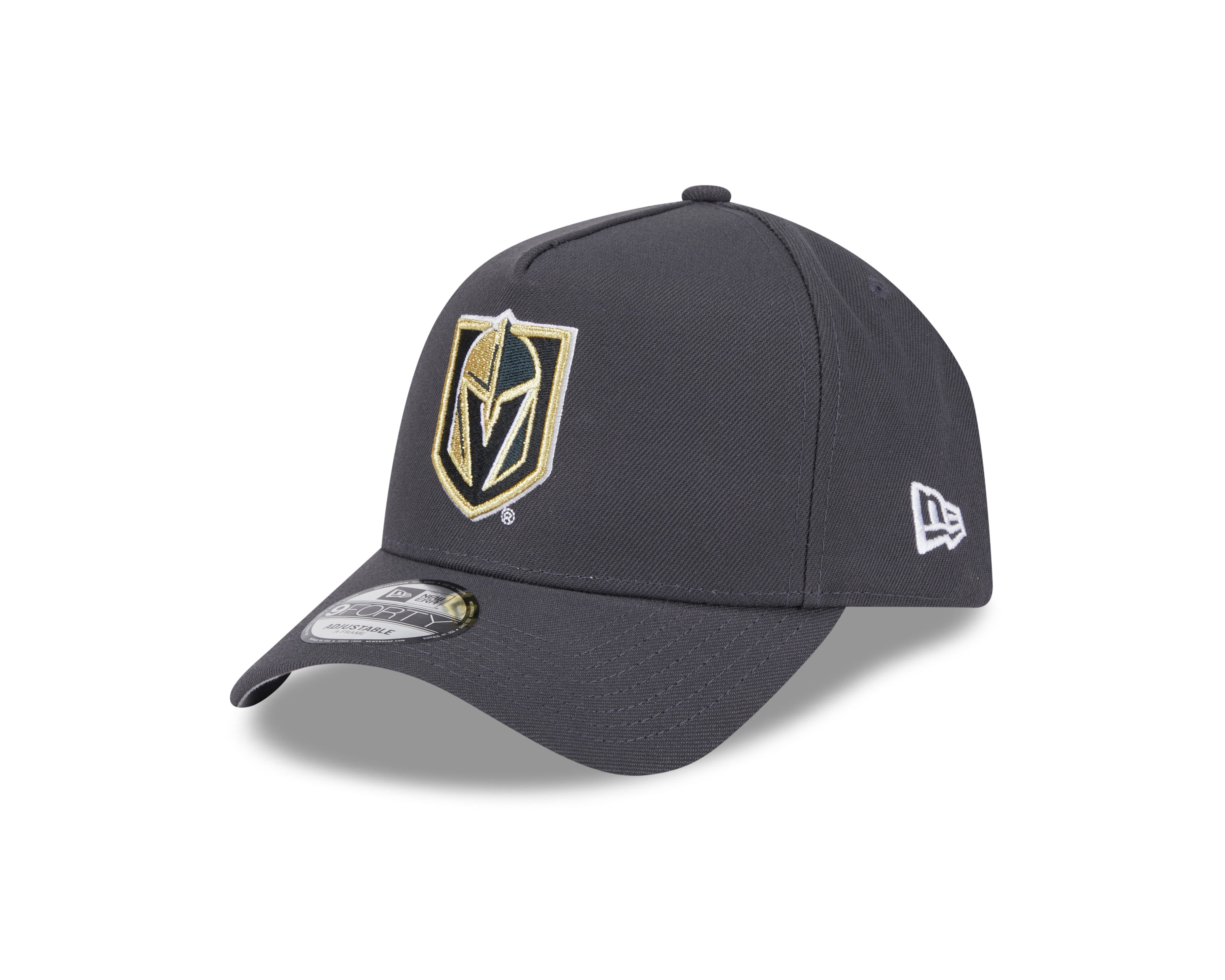 Casquette Snapback 9Forty A-Frame grise pour homme Vegas Golden Knights NHL New Era