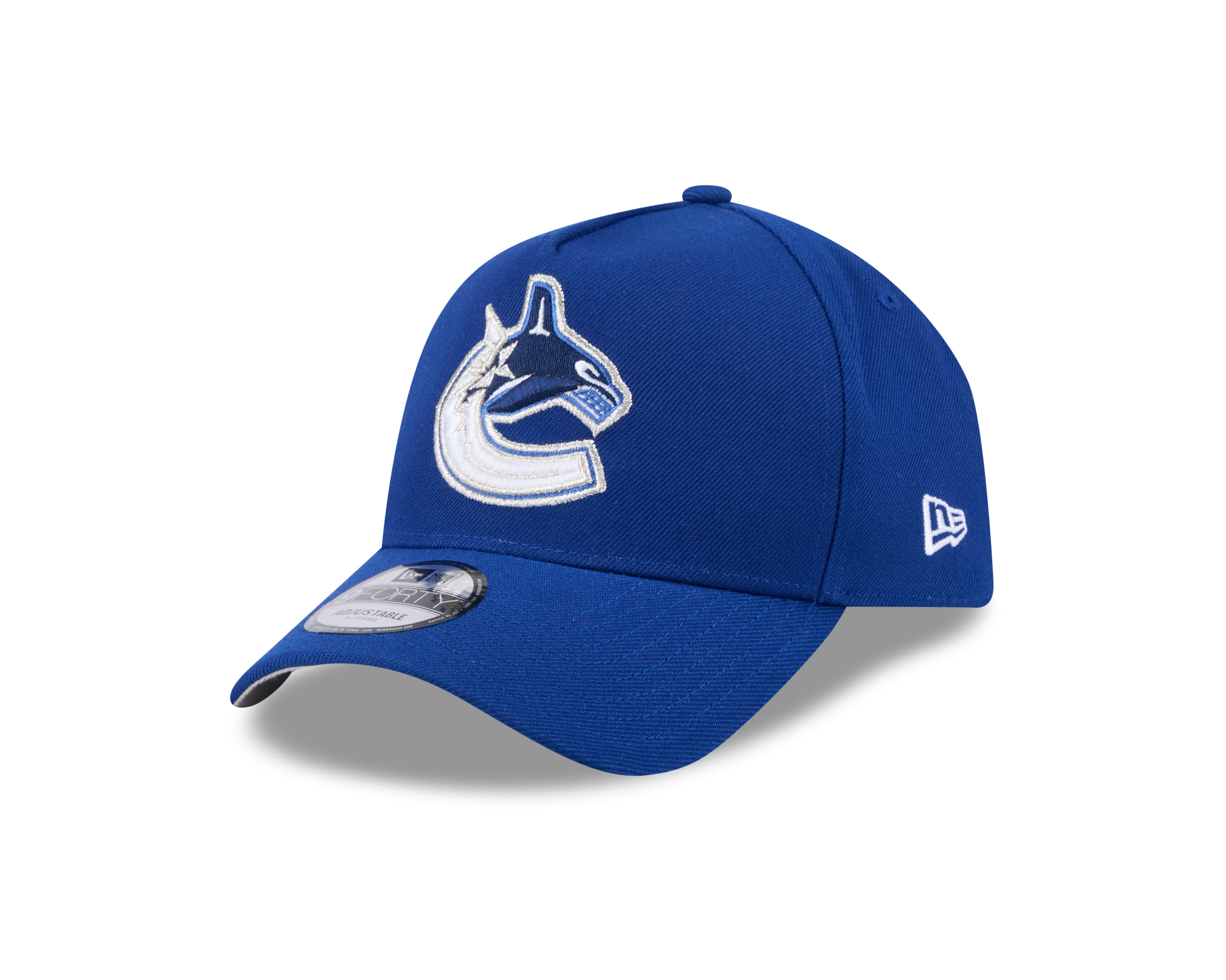 Casquette à visière ajustable A-Frame Royal 9Forty des Canucks de Vancouver de la LNH pour homme de New Era