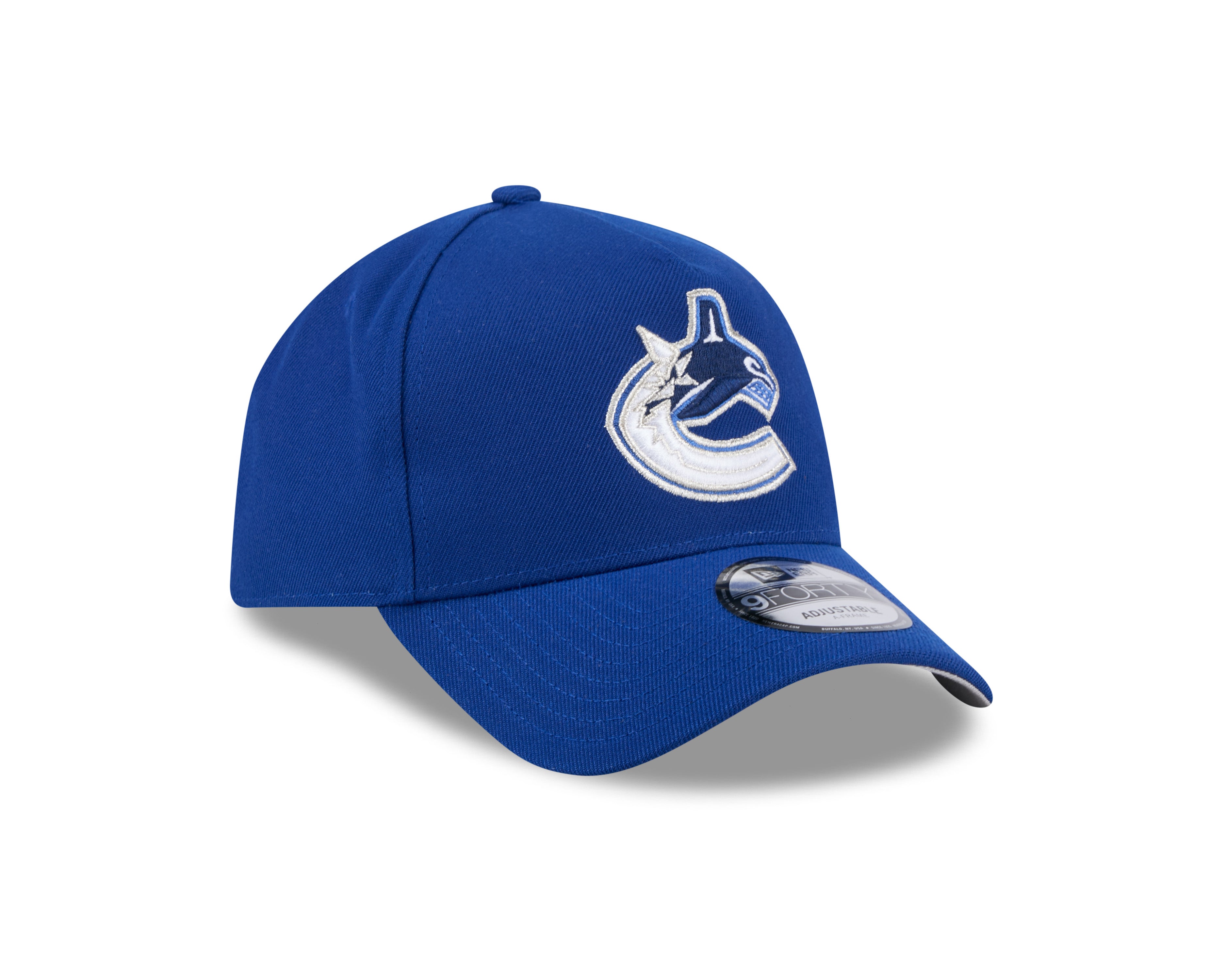 Casquette à visière ajustable A-Frame Royal 9Forty des Canucks de Vancouver de la LNH pour homme de New Era