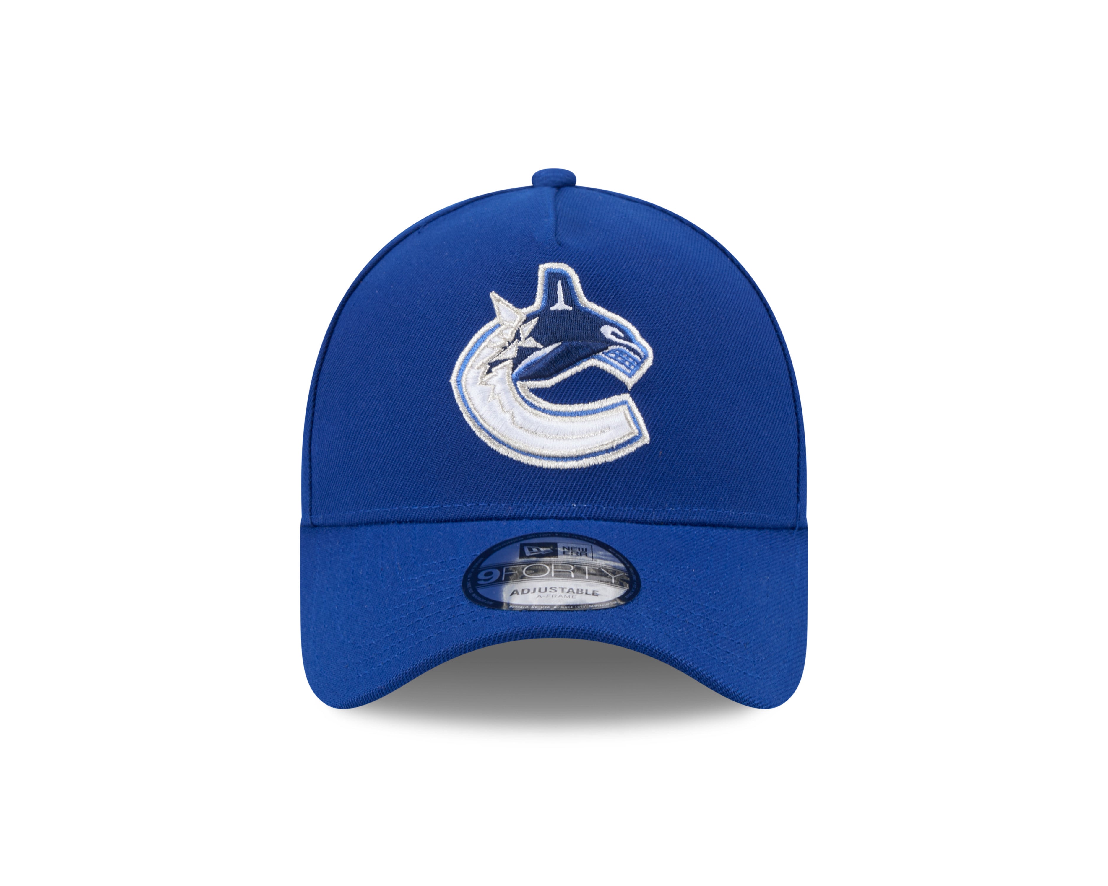 Casquette à visière ajustable A-Frame Royal 9Forty des Canucks de Vancouver de la LNH pour homme de New Era