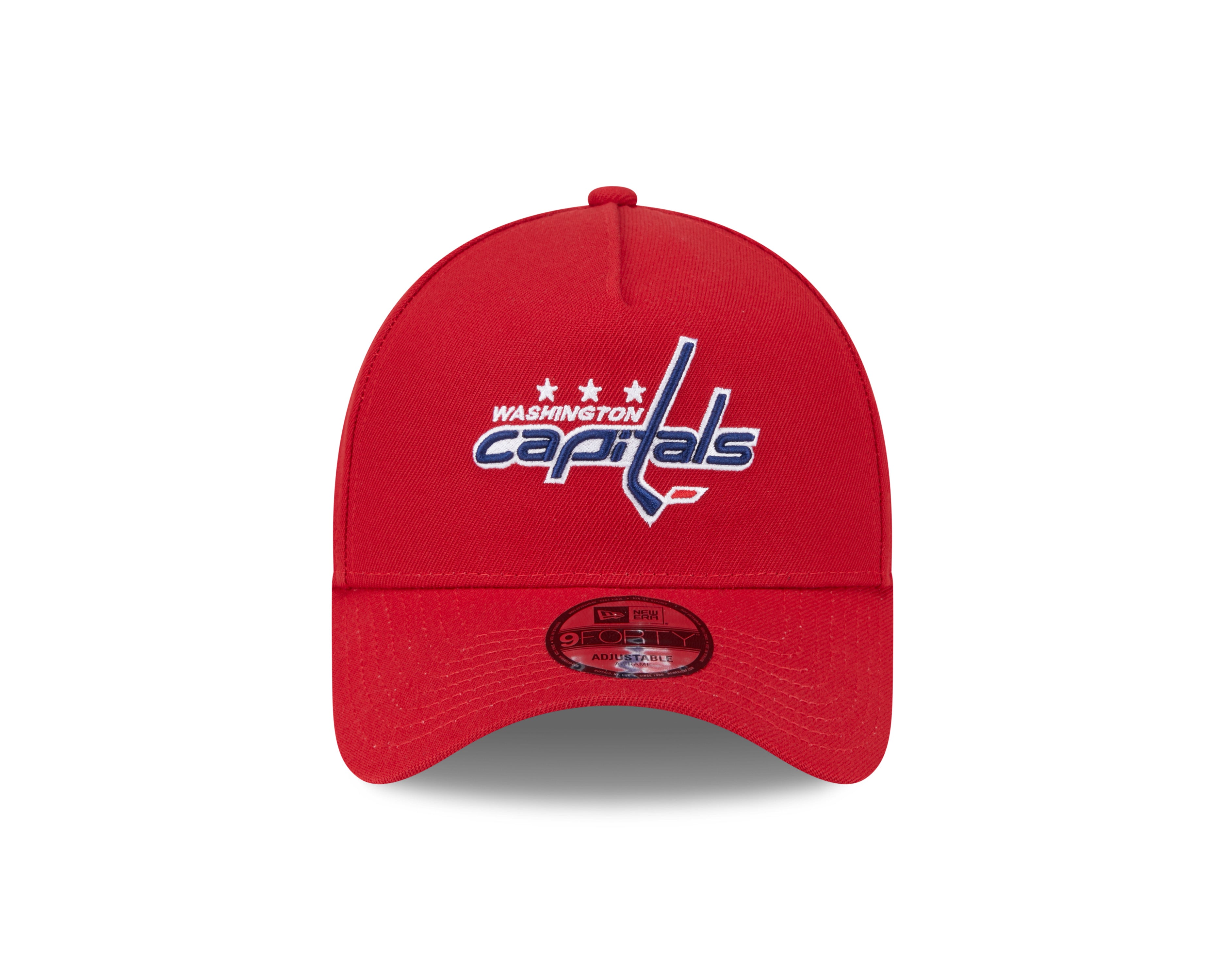 Casquette Snapback 9Forty A-Frame rouge pour homme des Washington Capitals de la LNH de New Era